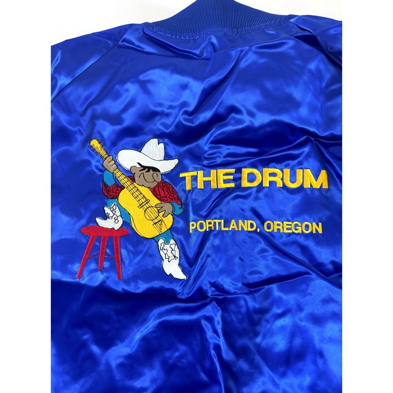 Vintage Mak Lein Embroidered The Drum Portland Oregon Jacket XL Mens VTG Mint Size US XL / EU 56 / 4 - 3 Thumbnail