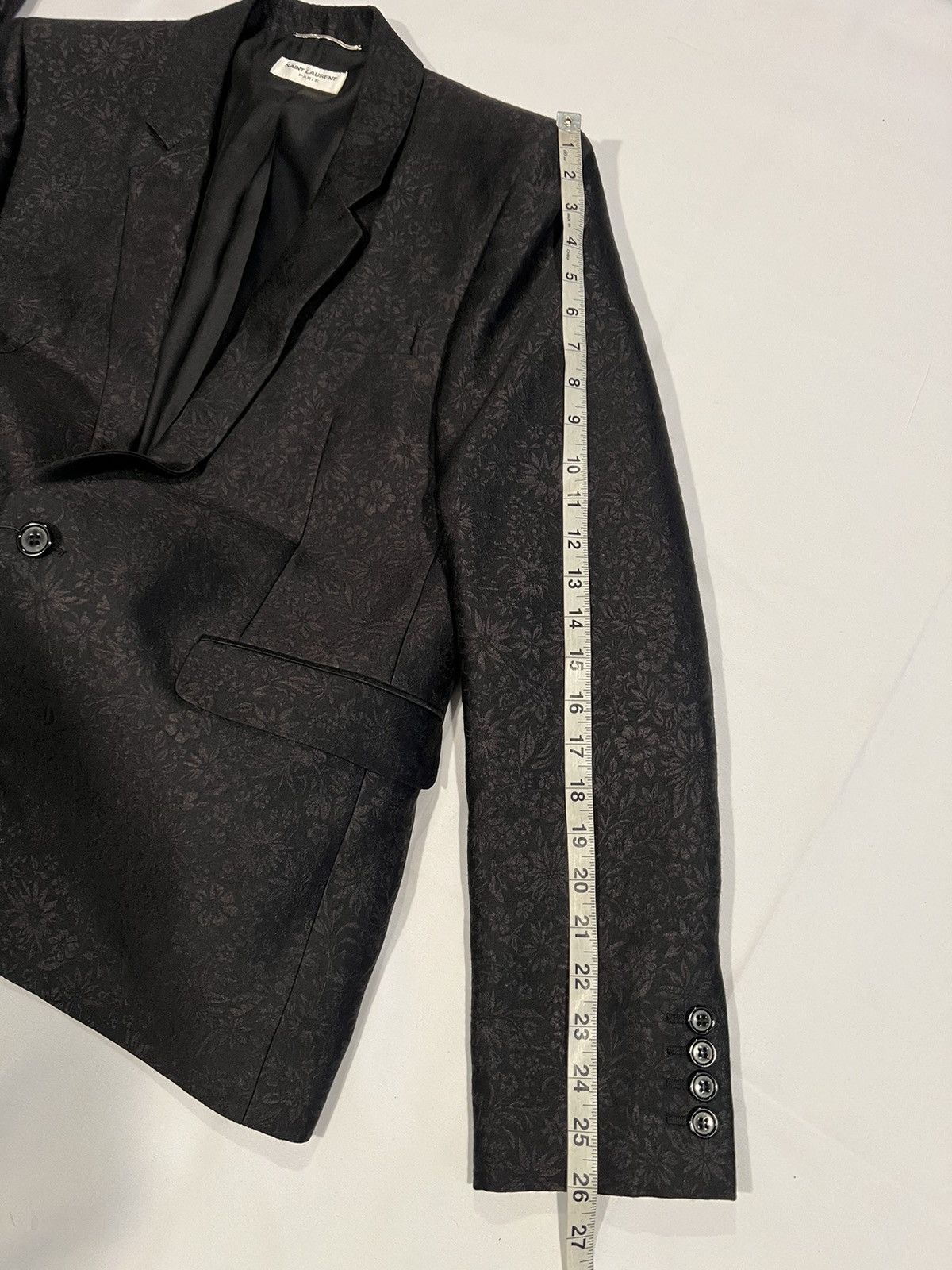 Saint Laurent Paris Saint Laurent jacquard men’s blazer. 52/42. $3650 Size 42R - 9 Thumbnail
