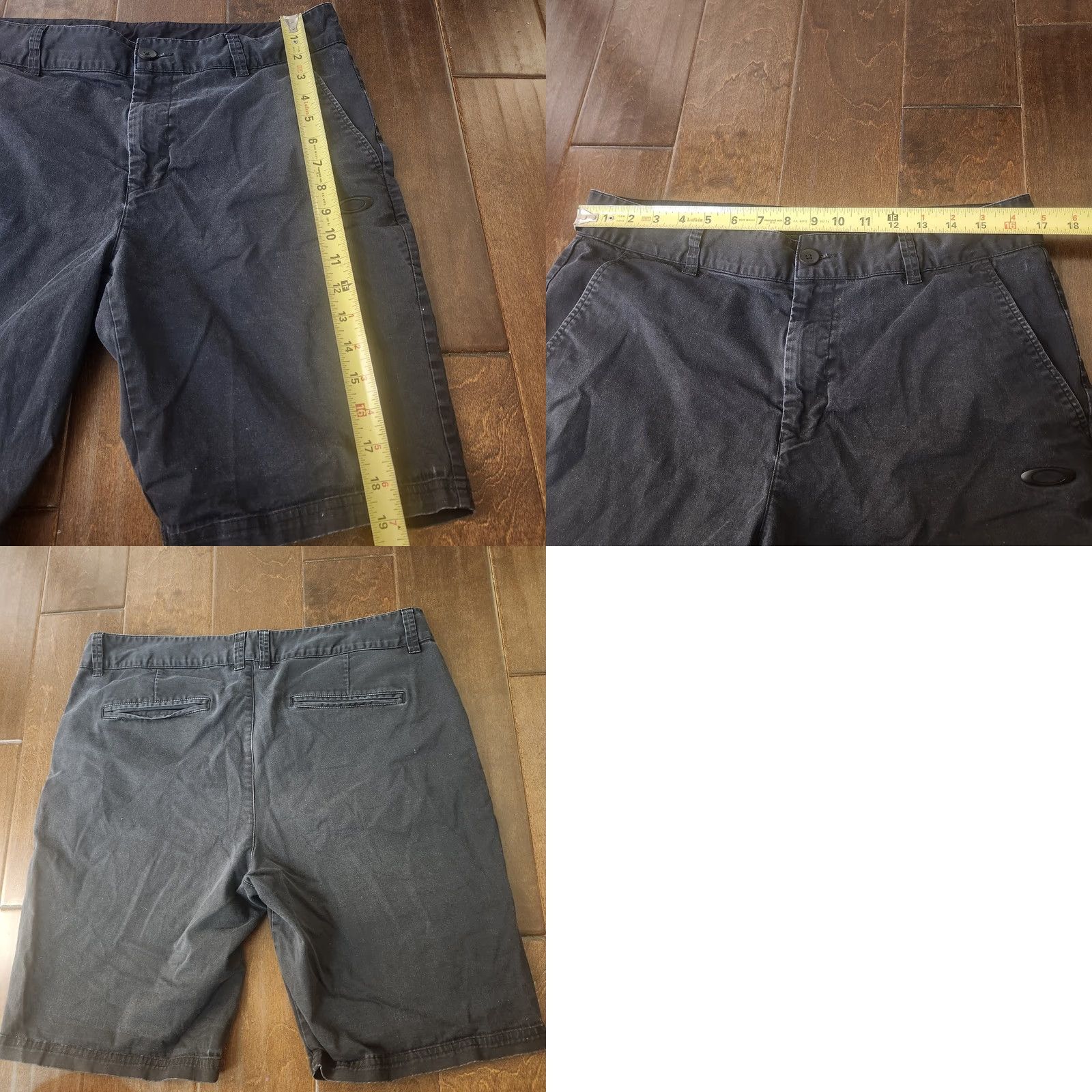 Oakley Oakley Shorts Mens 34 Black Casual Chino Flat Front Logo Stretch Summer Outdoor 34 Mens Size US 34 / EU 50 - 8 Thumbnail