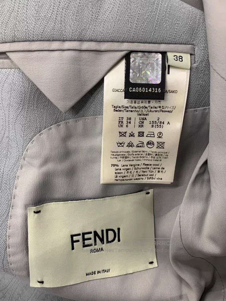 Fendi Fendi Blue oversized blazer Size XS / US 0-2 / IT 36-38 - 4 Thumbnail