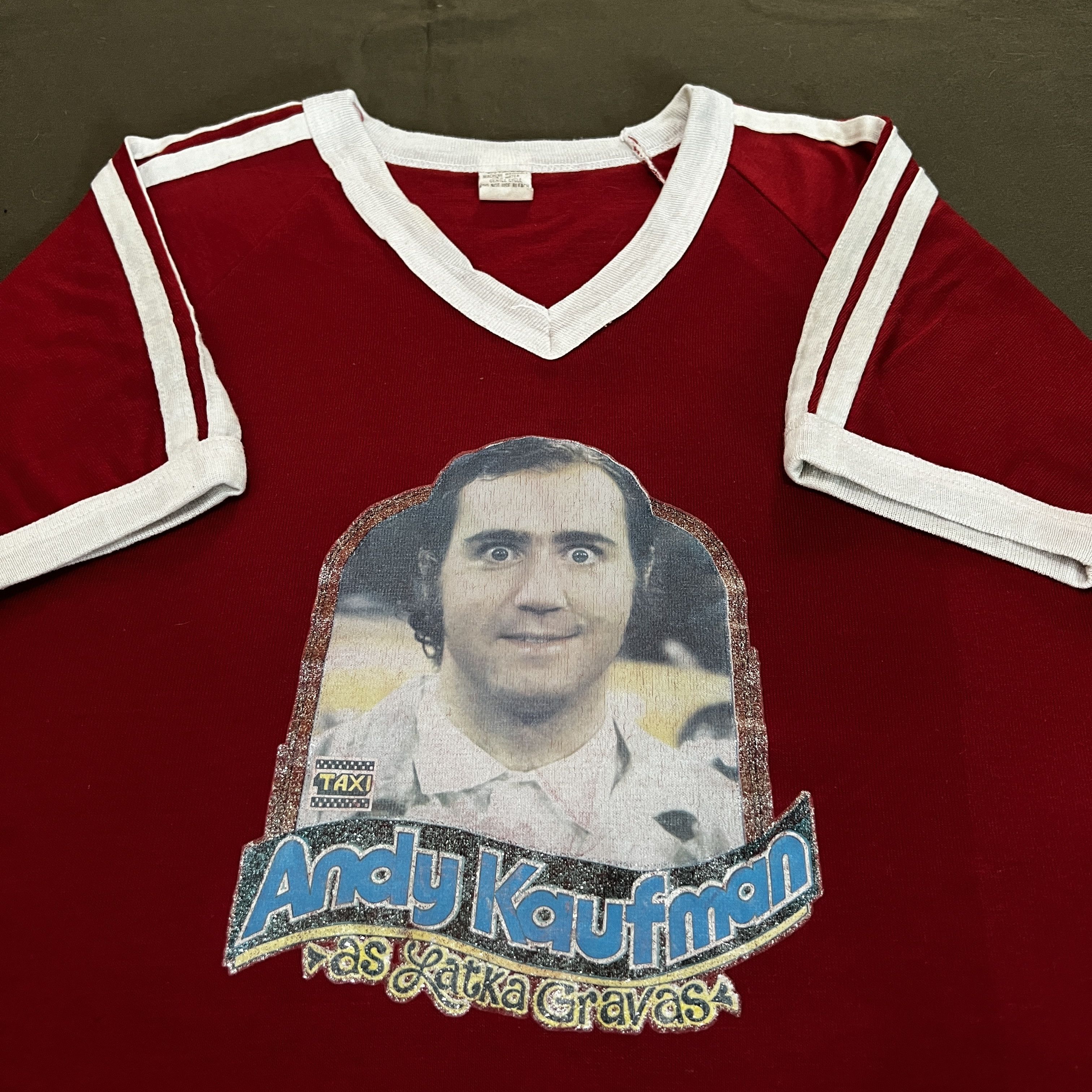 Vintage Vintage 80s Andy Kaufman Taxi American TV sitcom Promo Tee Size US M / EU 48-50 / 2 - 1 Thumbnail