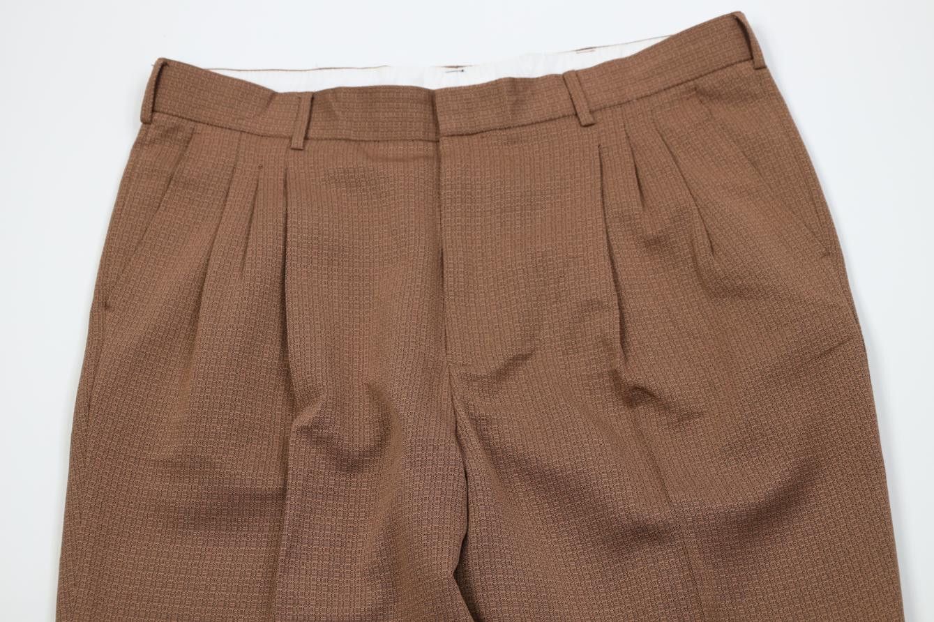 Vintage Vintage 90s Streetwear Knit Geometric Wide Leg Chino Pants Size US 38 / EU 54 - 2 Thumbnail