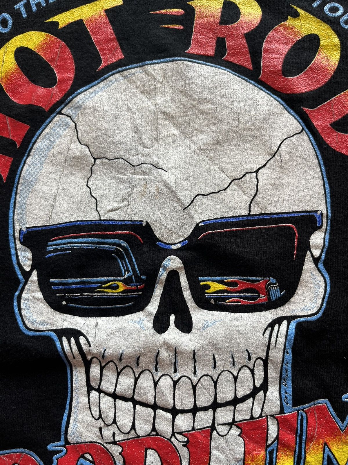Vintage Vintage HOT ROD Bad to the Bone Road Trip Tour 95’s HoodLums Size US M / EU 48-50 / 2 - 11 Thumbnail