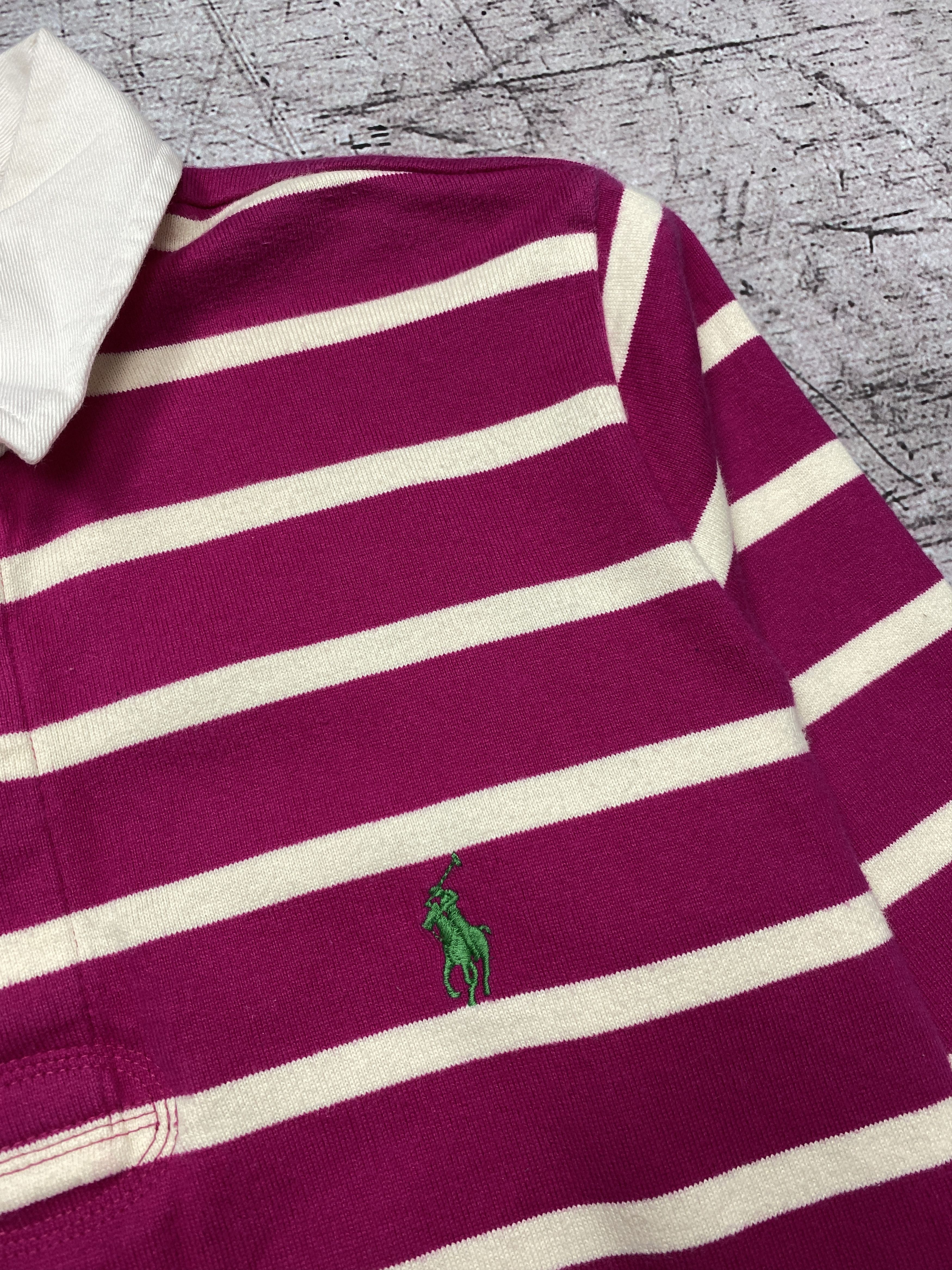 Polo Ralph Lauren × Ralph Lauren Polo Ralph Lauren Womens Long Sleeve Rugby Polo Shirt Size M / US 6-8 / IT 42-44 - 3 Thumbnail