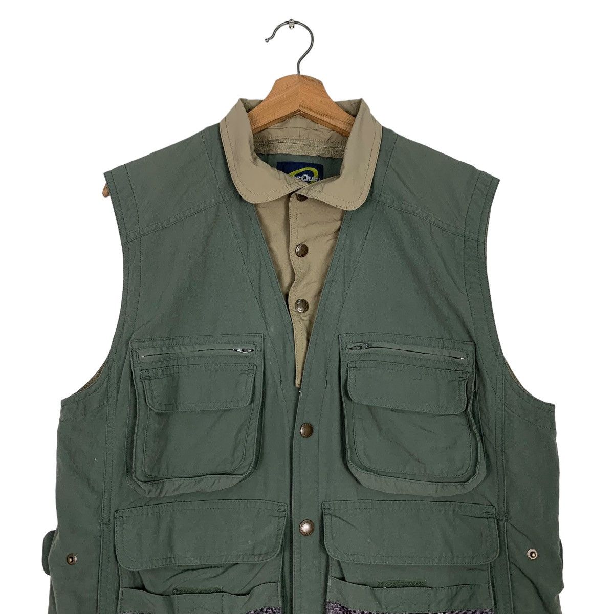 Japanese Brand AXES QUIN Double Layer Utility Vest #0440-C20 Size US M / EU 48-50 / 2 - 2 Thumbnail