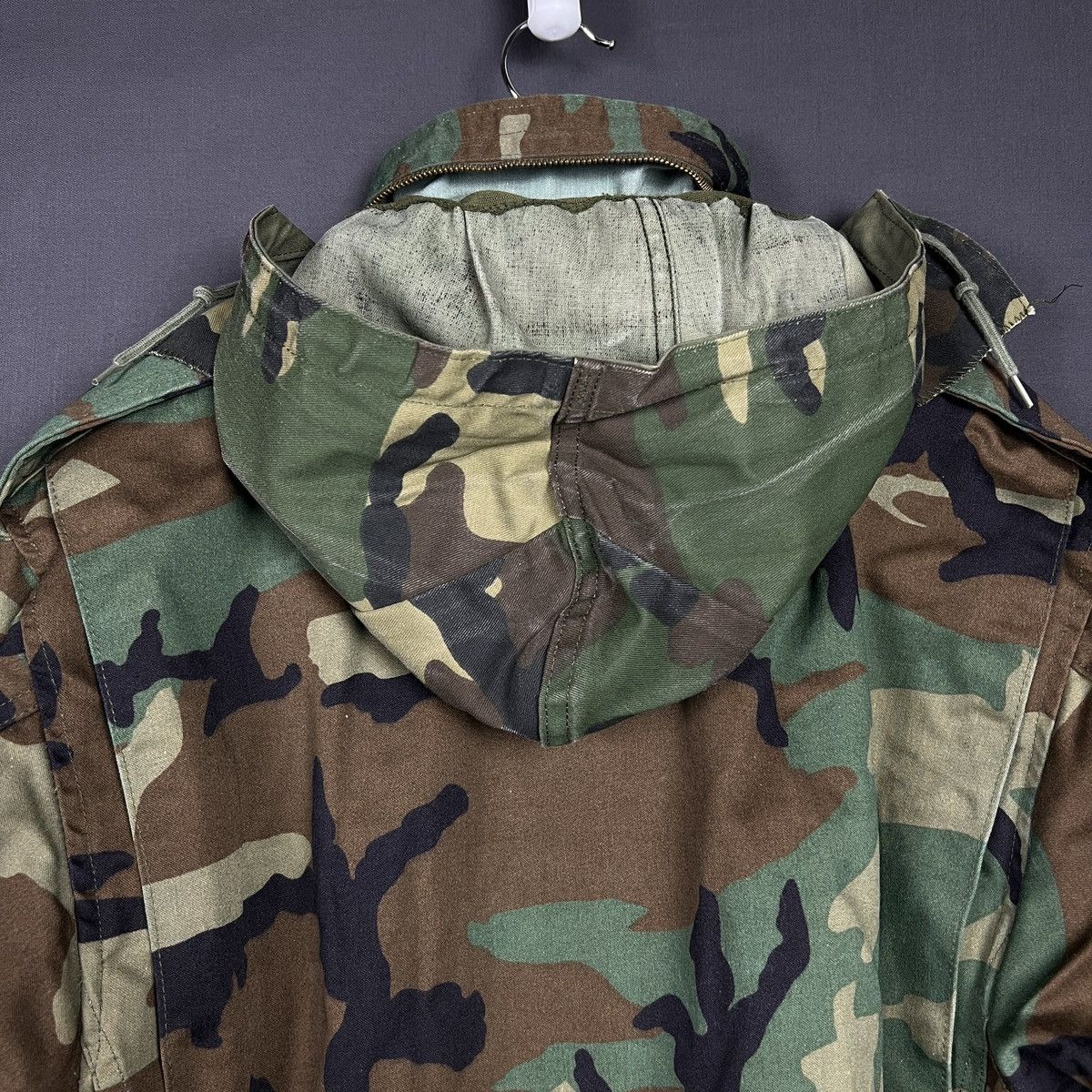 Alpha Industries Vintage Alpha Industries M-65 Field Jacket Woodland Camo 90s Size US M / EU 48-50 / 2 - 11 Thumbnail