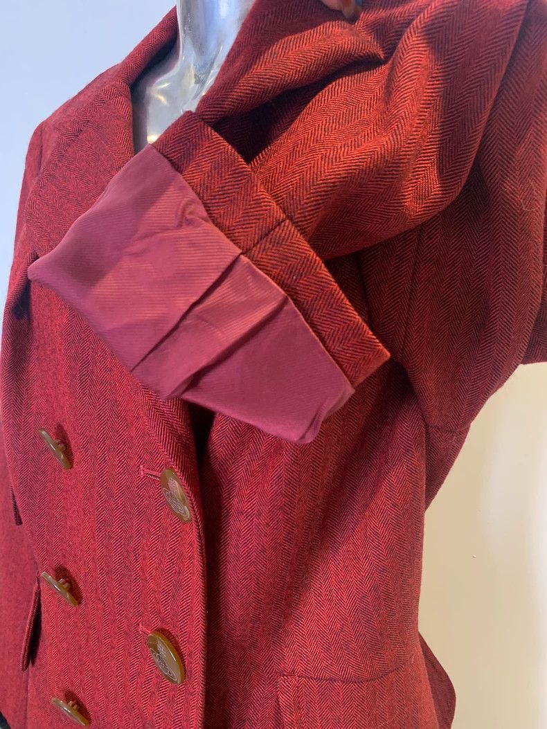 Vivienne Westwood Vivienne Westwood size2 A dark red suit jacket Size M / US 6-8 / IT 42-44 - 8 Thumbnail