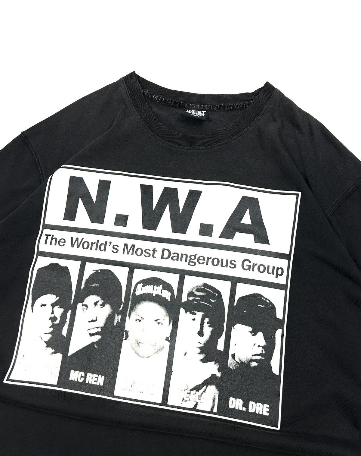 Rap Tees Vintage N.W.A Most Dangerous Rap Tee Ruthless Records Tshirt Size US XXL / EU 58 / 5 - 6 Thumbnail