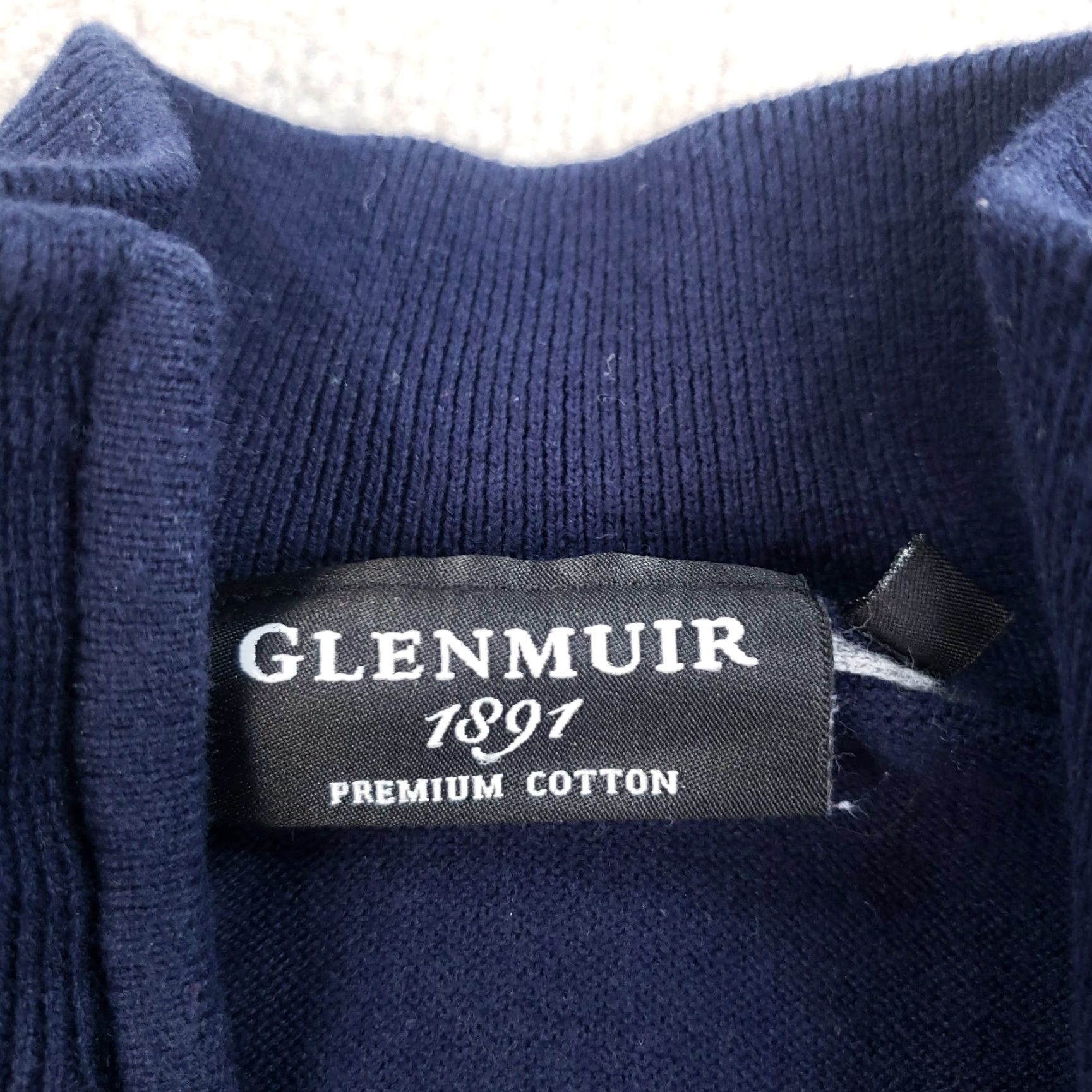 Vintage Glenmuir Sweater Mens Medium Blue 1/4 Zip Mock Neck Pullover Golf 2020 Ryder Cup Size US M / EU 48-50 / 2 - 6 Thumbnail