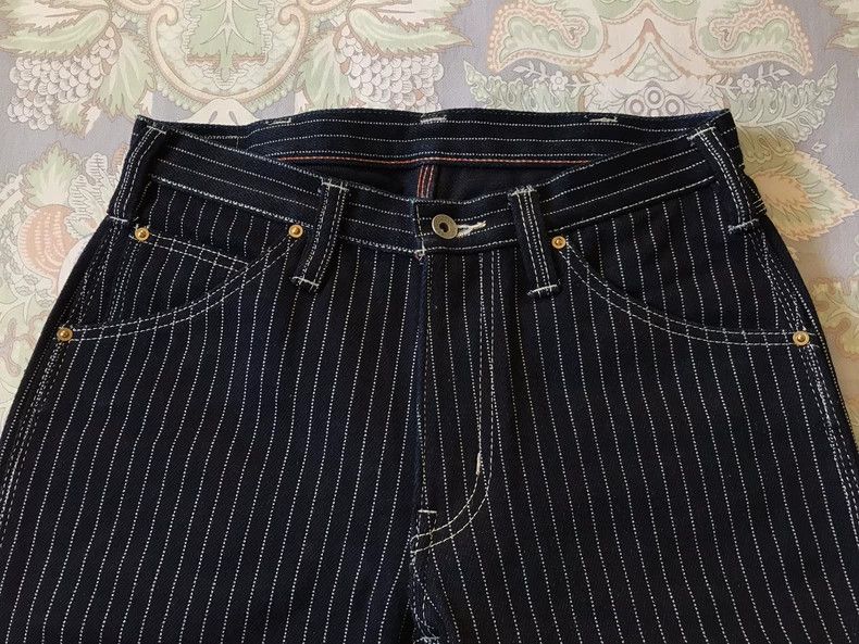 Iron Heart Iron heart 21oz Wabash dyed striped heavyweight original co Size US 31 - 4 Thumbnail