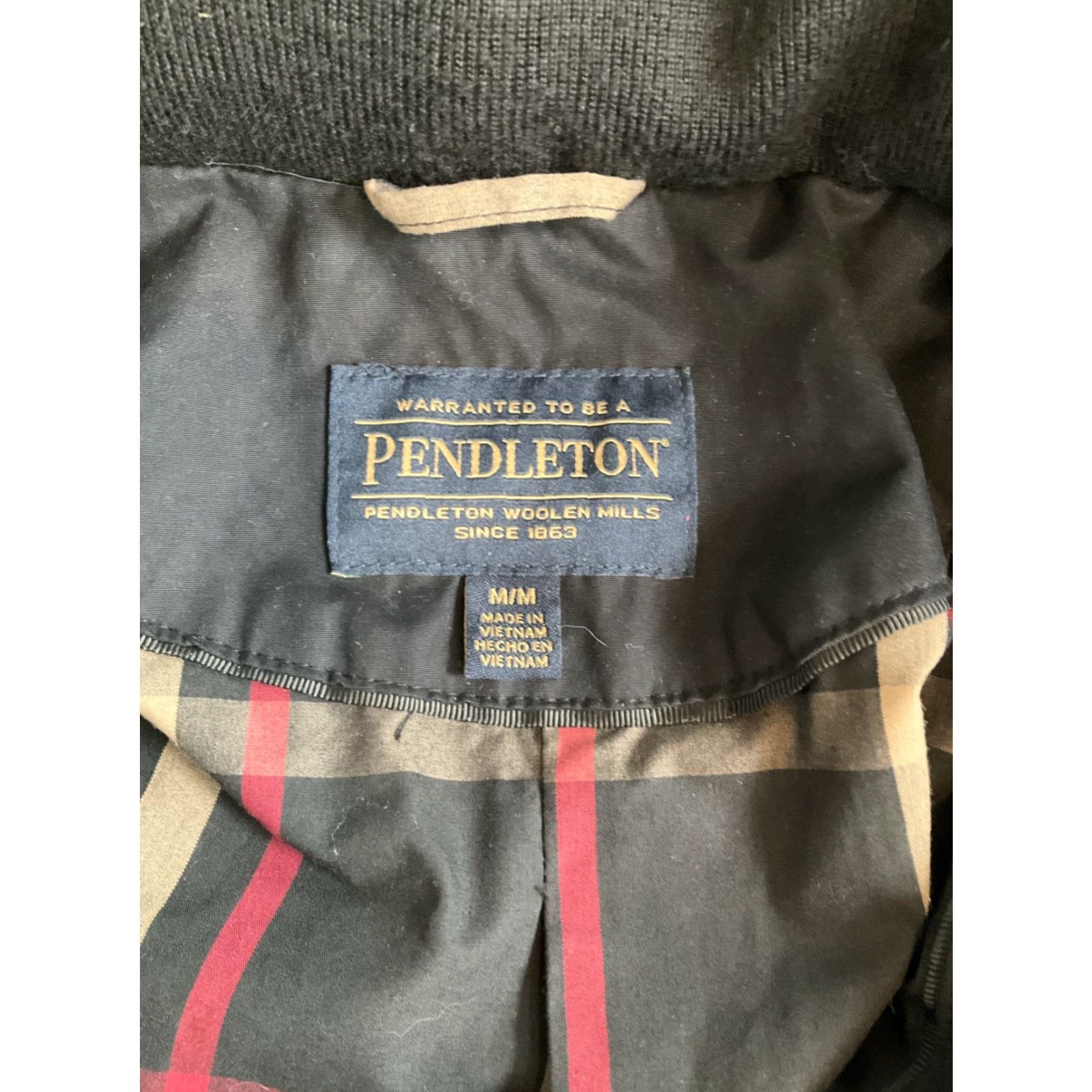 Pendleton Pendleton Misty Falls Anorak Rain Jacket Black Womens Size Medium Plaid Lined Size M / US 6-8 / IT 42-44 - 3 Thumbnail