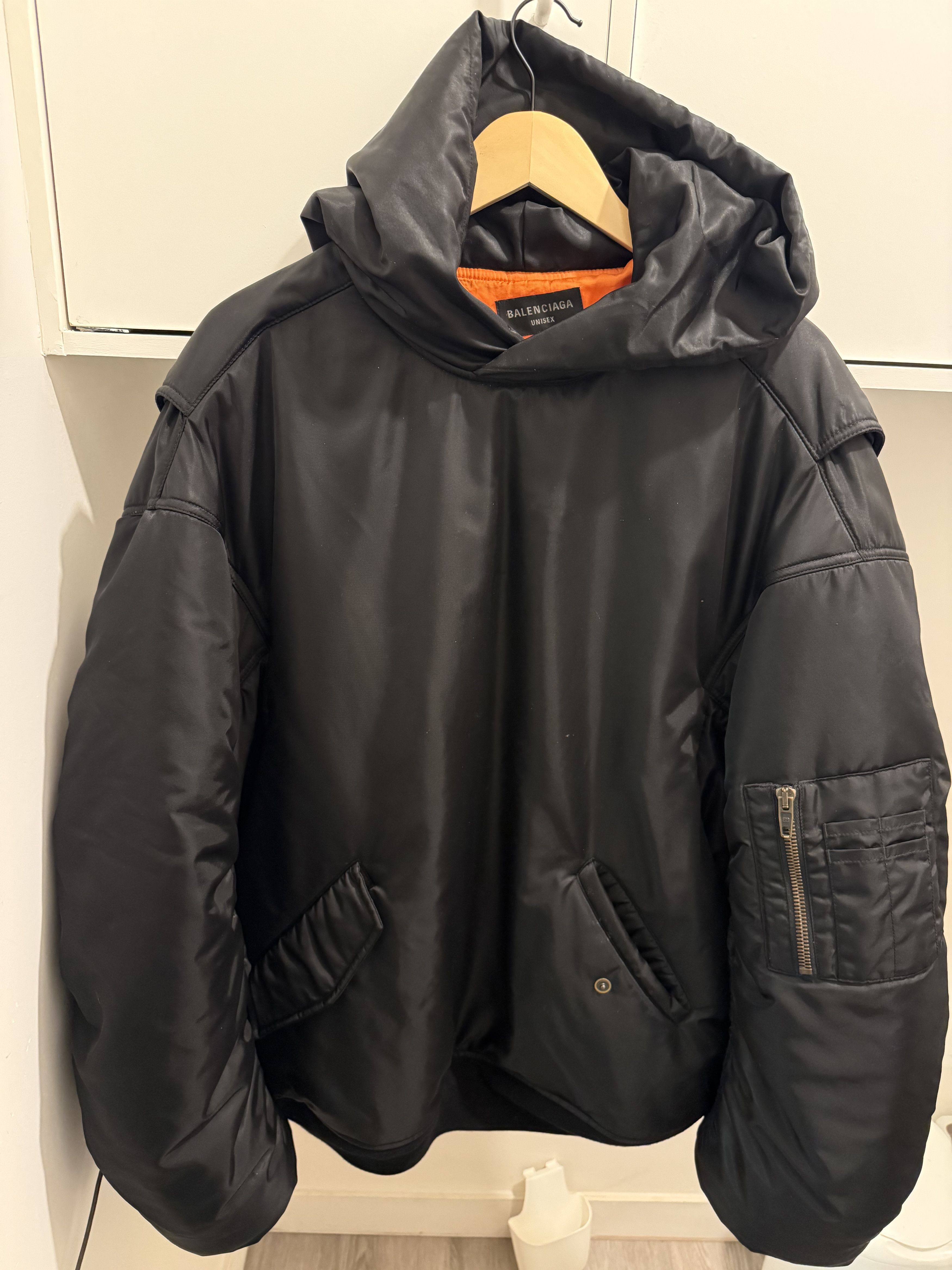 Balenciaga Balenciaga Pullover Bomber Jacket Size US M / EU 48-50 / 2 - 1 Thumbnail