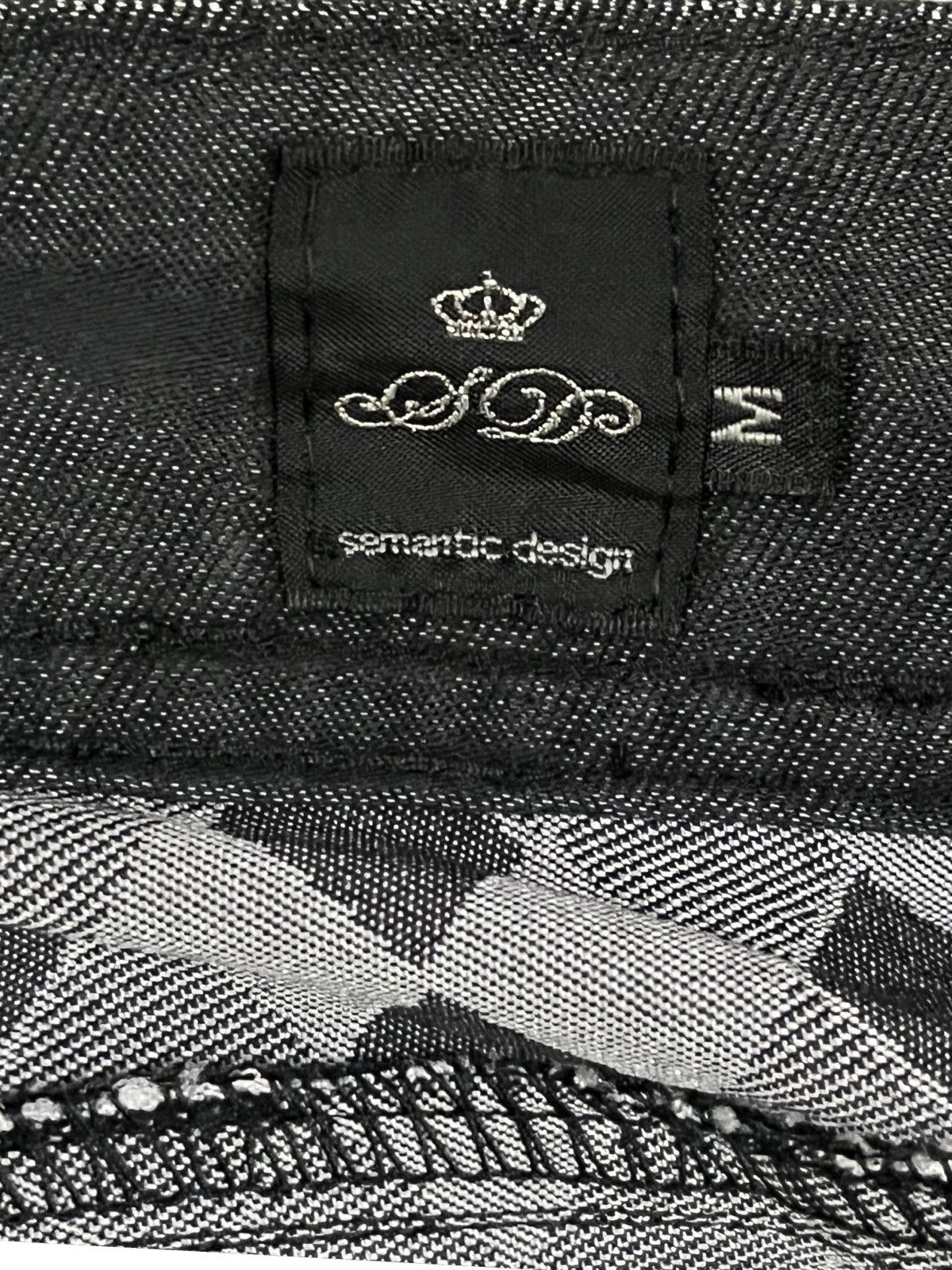 If Six Was Nine × Le Grande Bleu (L.G.B.) × semanticdesign Vintage Semantic Design Bondage Denim Size US 31 - 7 Thumbnail