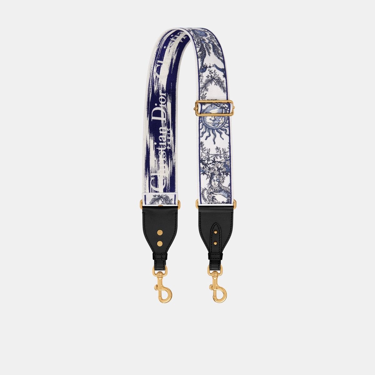 Dior o1bcso1str0226 Size:OS/Shoulder Strap in White/Nevy Blue Size ONE SIZE - 1 Thumbnail