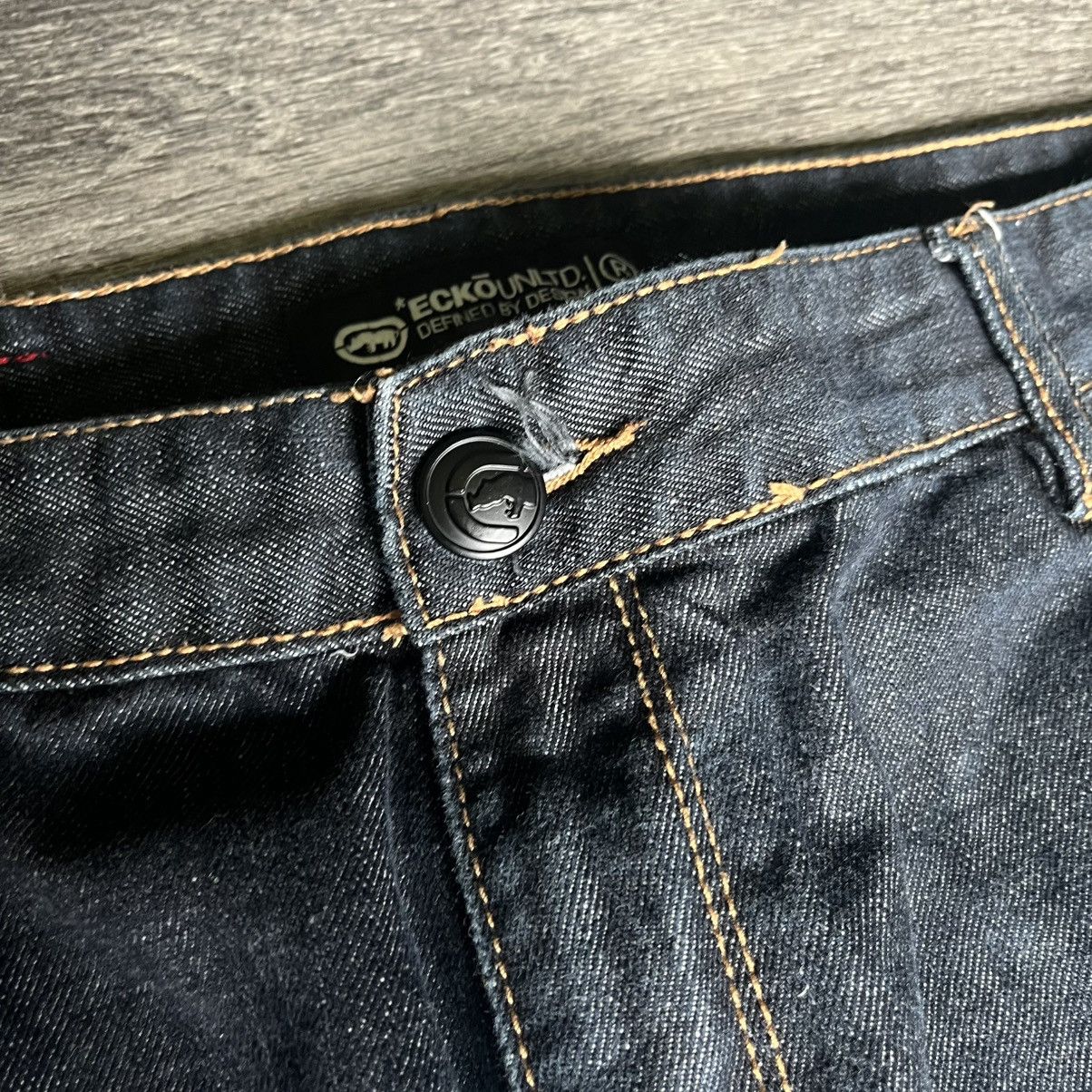 Ecko Unltd. Vintage Ecko Unlimited Biker Riveted Straight Denim Jeans 38 Size US 38 / EU 54 - 10 Thumbnail