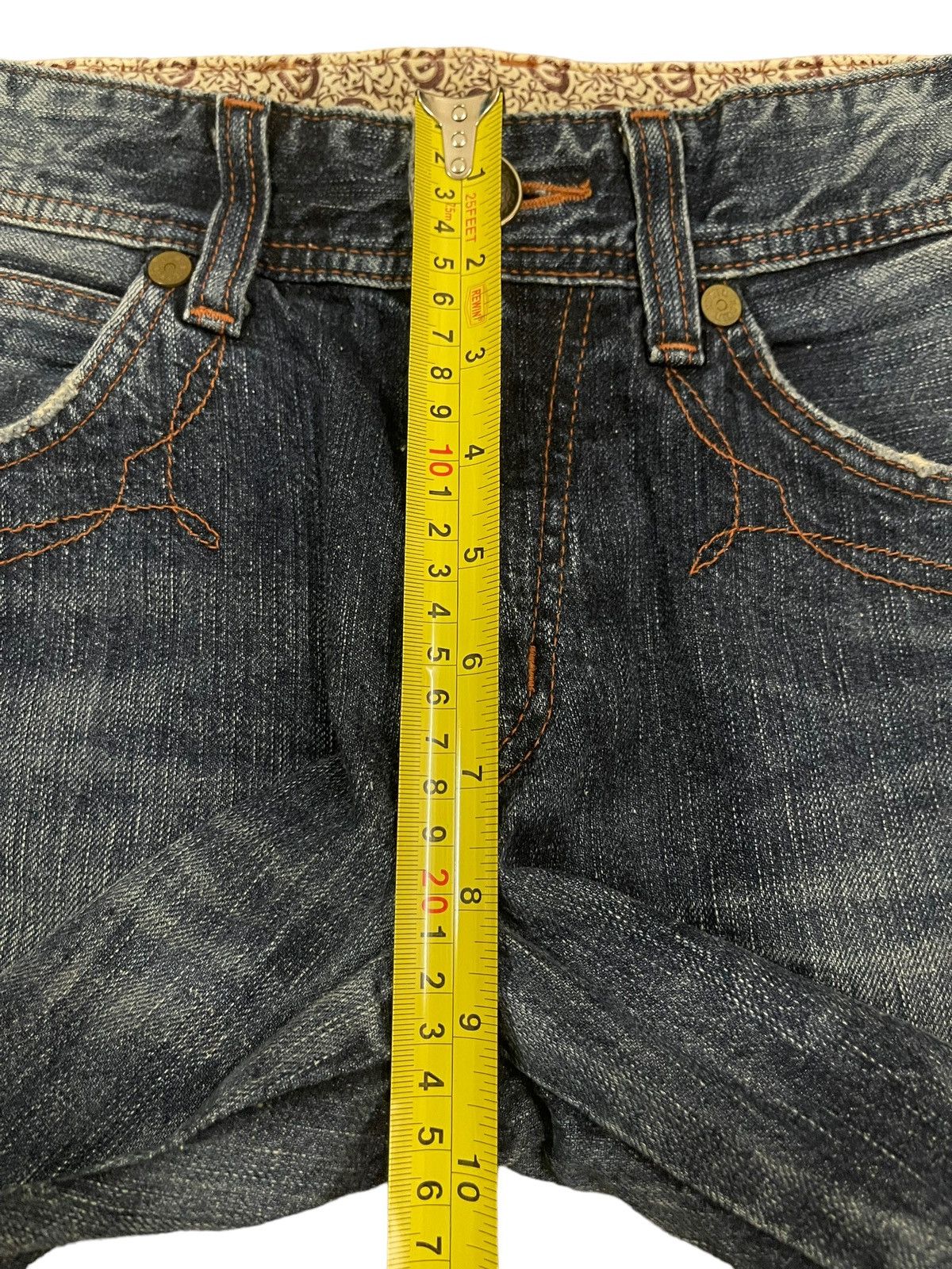 Edwin Vintage Edwin 503 Blue Wash Style Distressed Loose Jeans Size US 30 / EU 46 - 14 Thumbnail