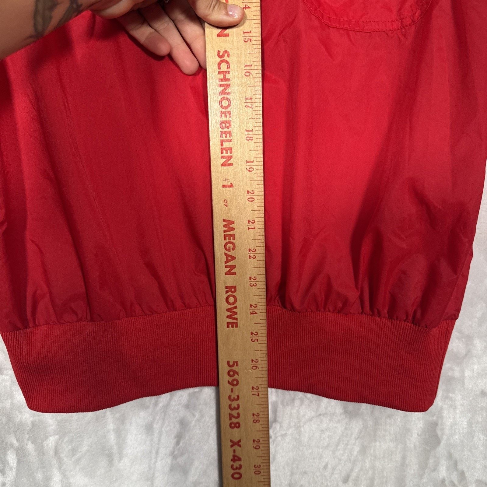 L.L. Bean LL BEAN Vtg Red Nylon Pullover Windbreaker Shirt Jacket Size US M / EU 48-50 / 2 - 4 Thumbnail