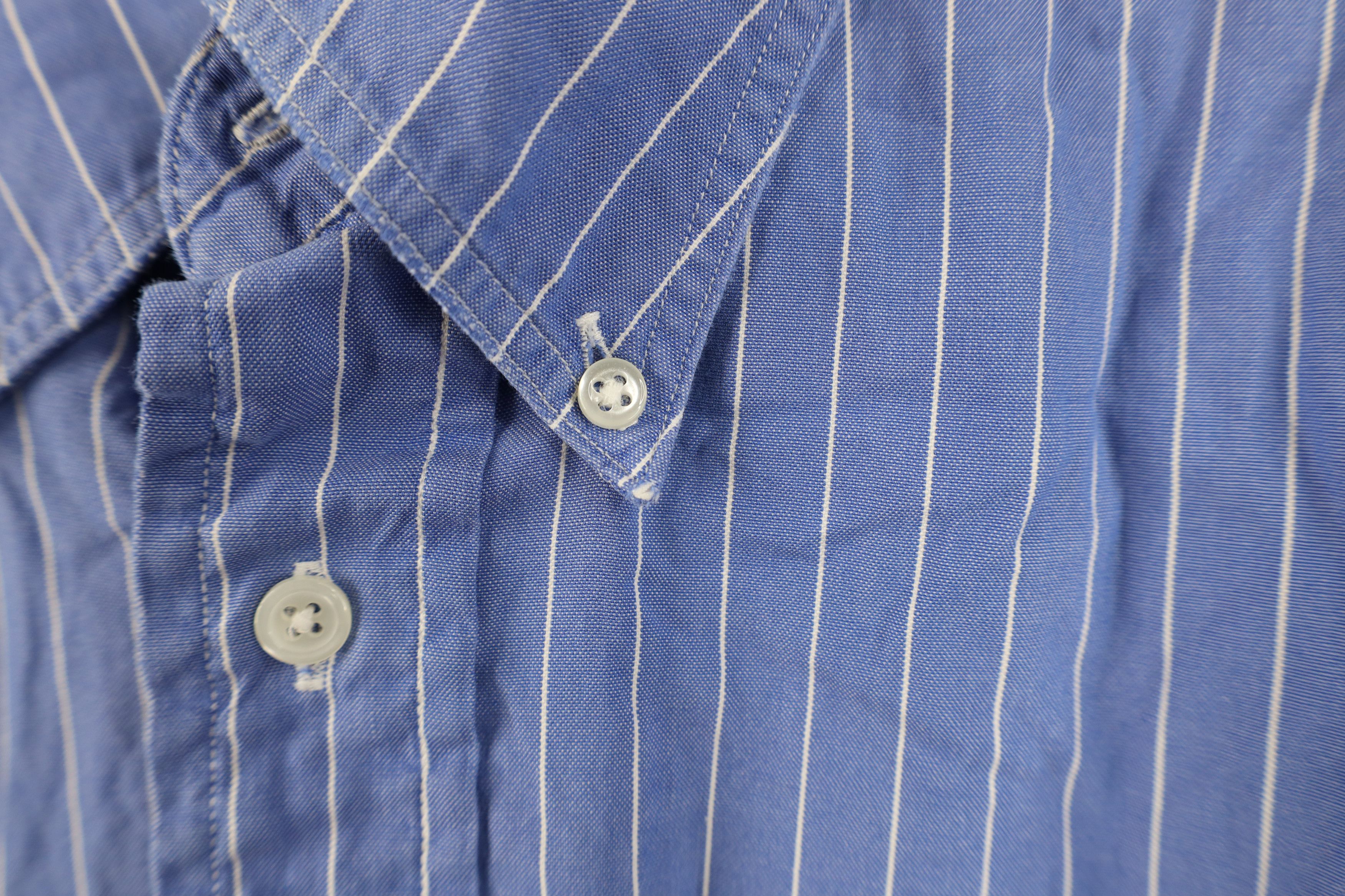 Lands' End Vintage 90s Lands End Pinpoint Oxford Button Down Shirt USA Size US L / EU 52-54 / 3 - 5 Thumbnail