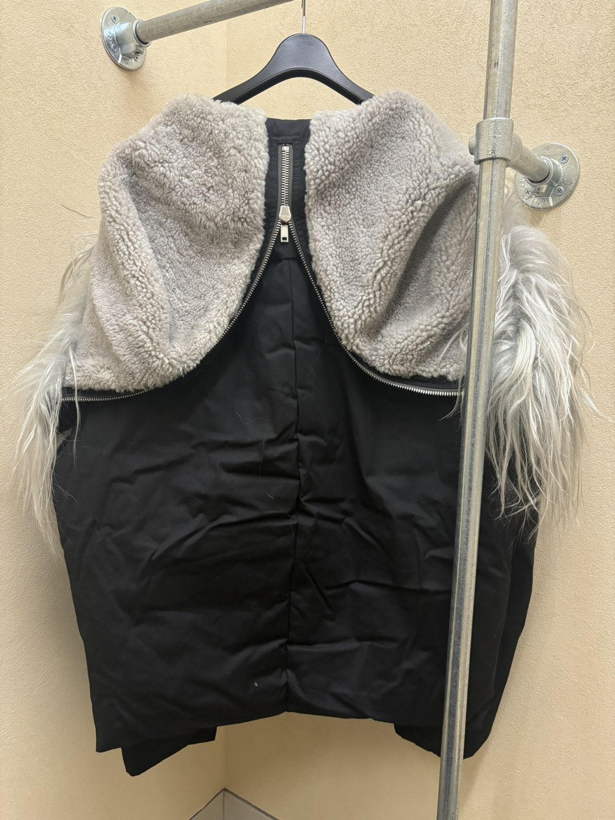 Rick Owens Rick Owen’s fur collar coat Size US M / EU 48-50 / 2 - 8 Thumbnail