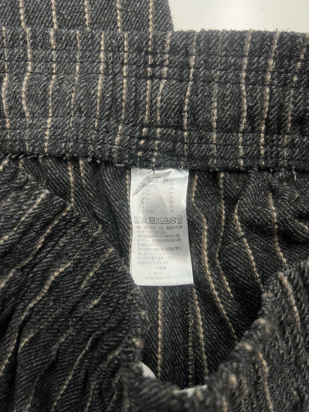 Japanese Brand COOKMAN GOOD CHEF WEAR WOOL STRIPE PANTS SIZE 30 Size US 30 / EU 46 - 5 Thumbnail