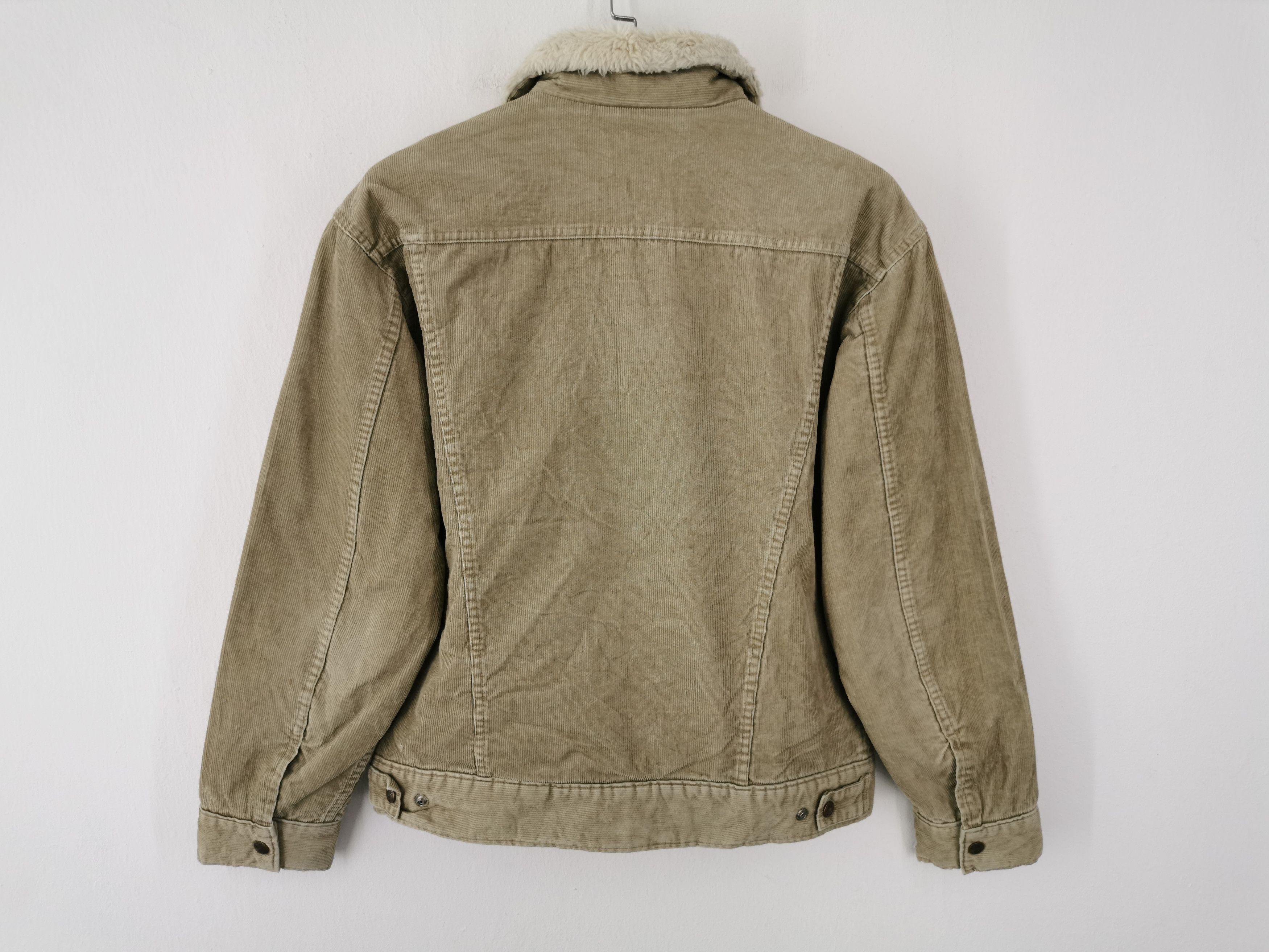 Big John Big John Corduroy Sherpa Fur Trucker Jacket Size L Size US L / EU 52-54 / 3 - 2 Thumbnail
