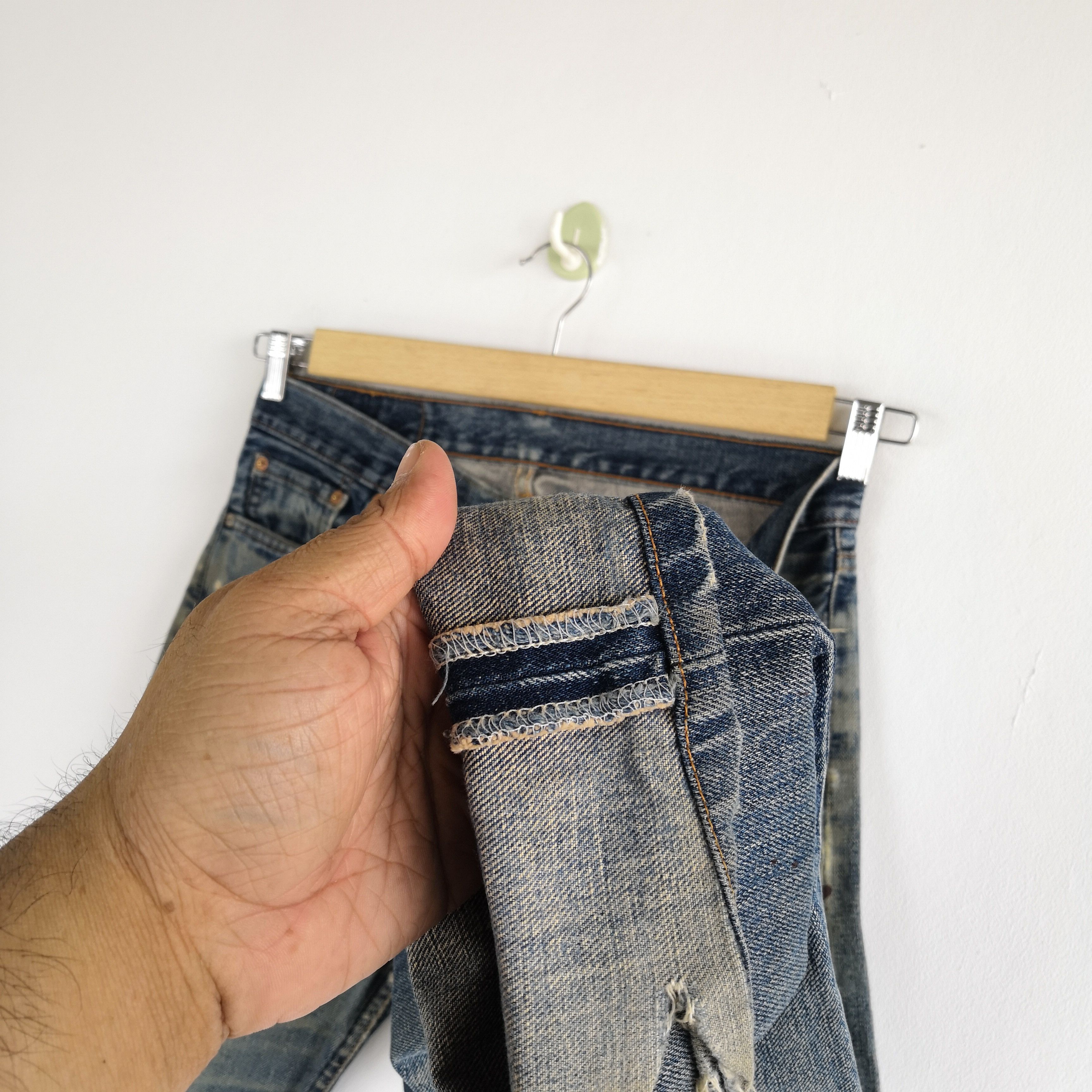 Levi's Vintage Levis 516 Distressed Denim Rusty Wash Levi's Jeans Size US 30 / EU 46 - 8 Thumbnail