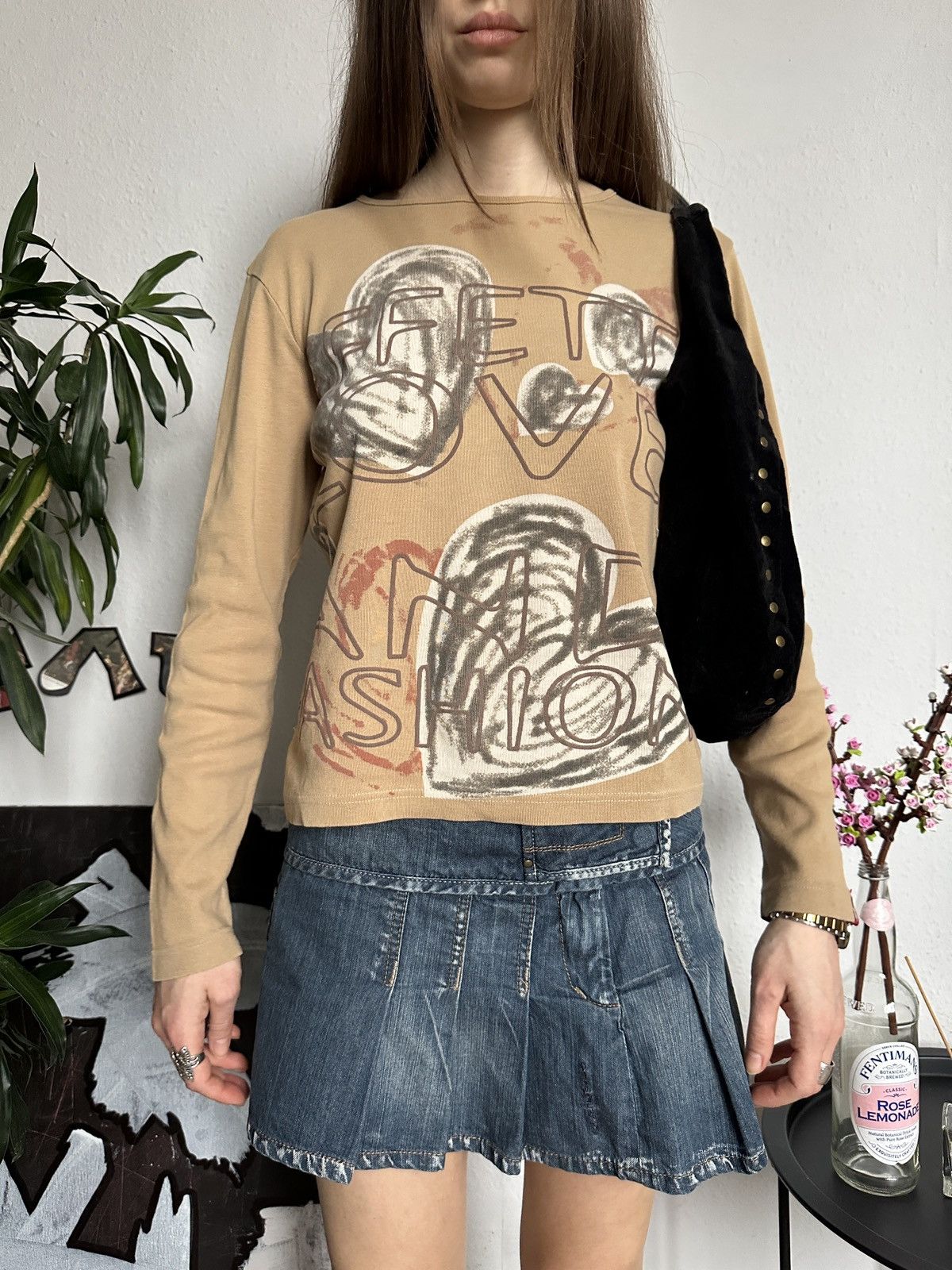 Japanese Brand × Vintage Angel Abstract Graphic Longsleeve Top y2k Size XS / US 0-2 / IT 36-38 - 5 Thumbnail