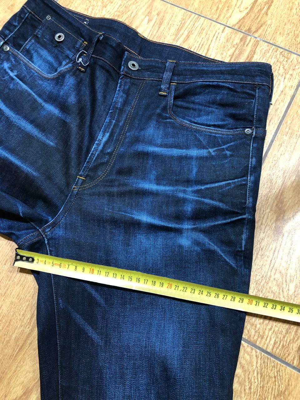 G-Star G Star Raw Jeans Type C 3D Super Slim Denim Stretch Size US 33 - 14 Thumbnail
