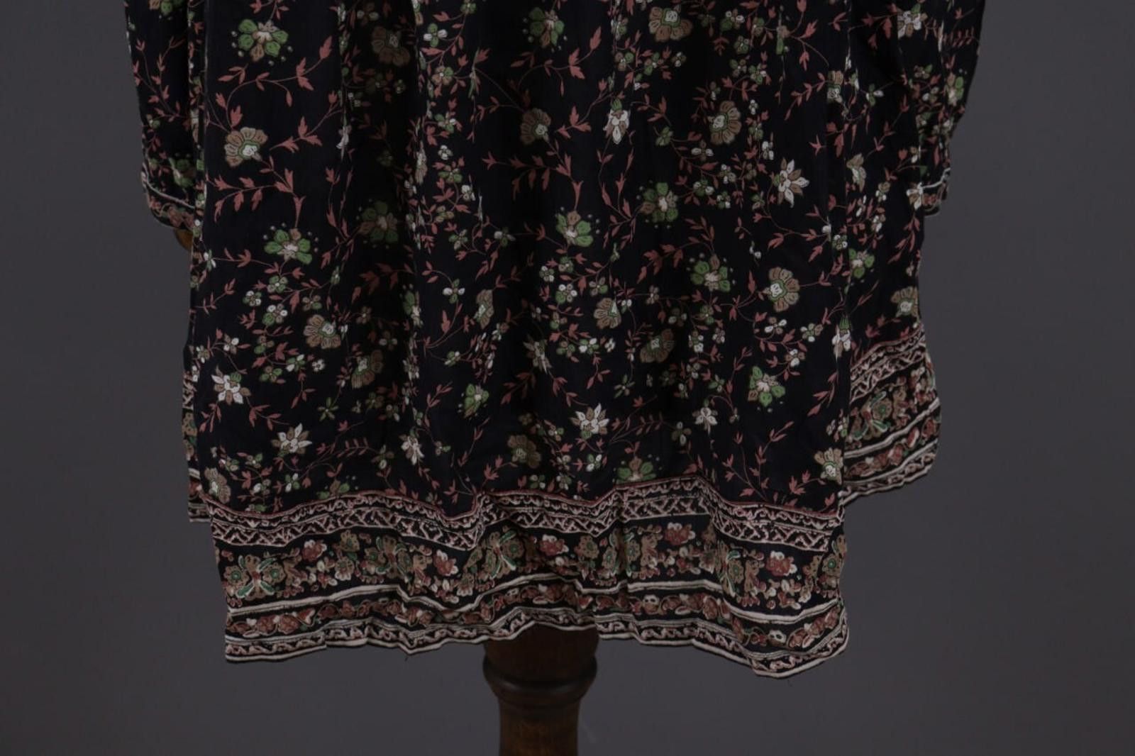 Wilkes Bashford BA&SH Fraja Black Floral A-Line Short Dress Size 0 Size XS / US 0-2 / IT 36-38 - 4 Thumbnail
