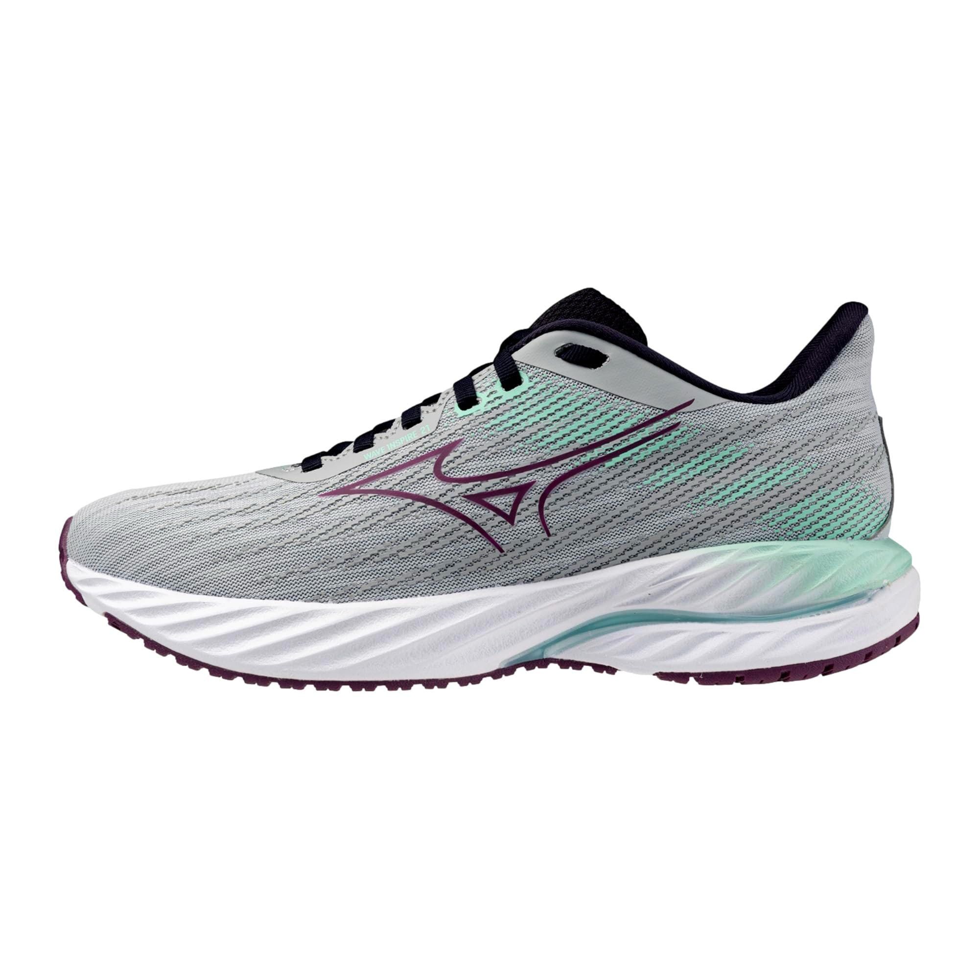 Mizuno Wave Inspire 21 Pearl Blue / Dark Purple 411491.5F6K Size US 7 / IT 37 - 1 Thumbnail