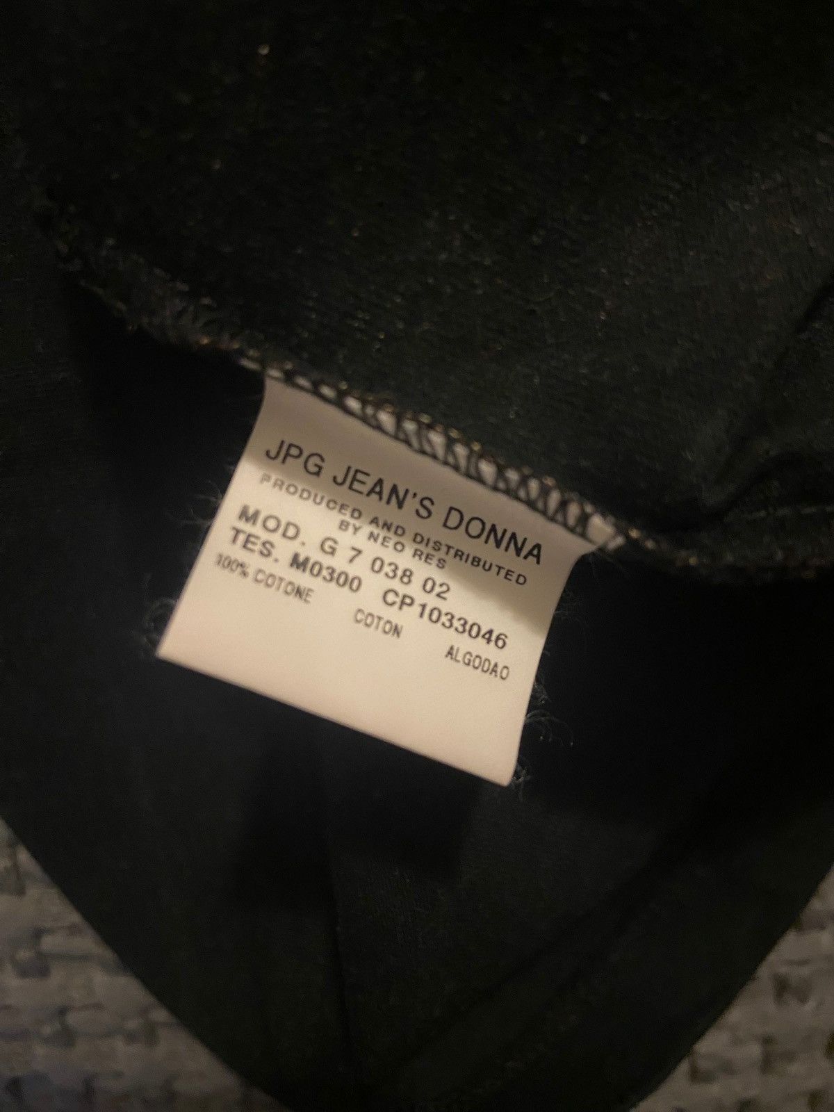 Jean Paul Gaultier JPG Jeans Long Sleeve Black Shirt Size XS / US 0-2 / IT 36-38 - 4 Thumbnail