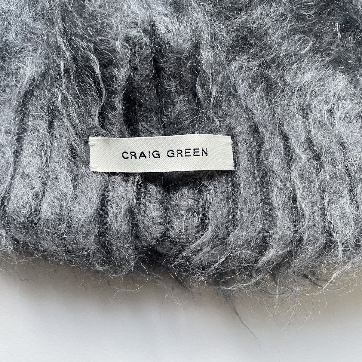 Craig Green A/W 22 Sample Mohair Beanie Hat Size ONE SIZE - 6 Thumbnail