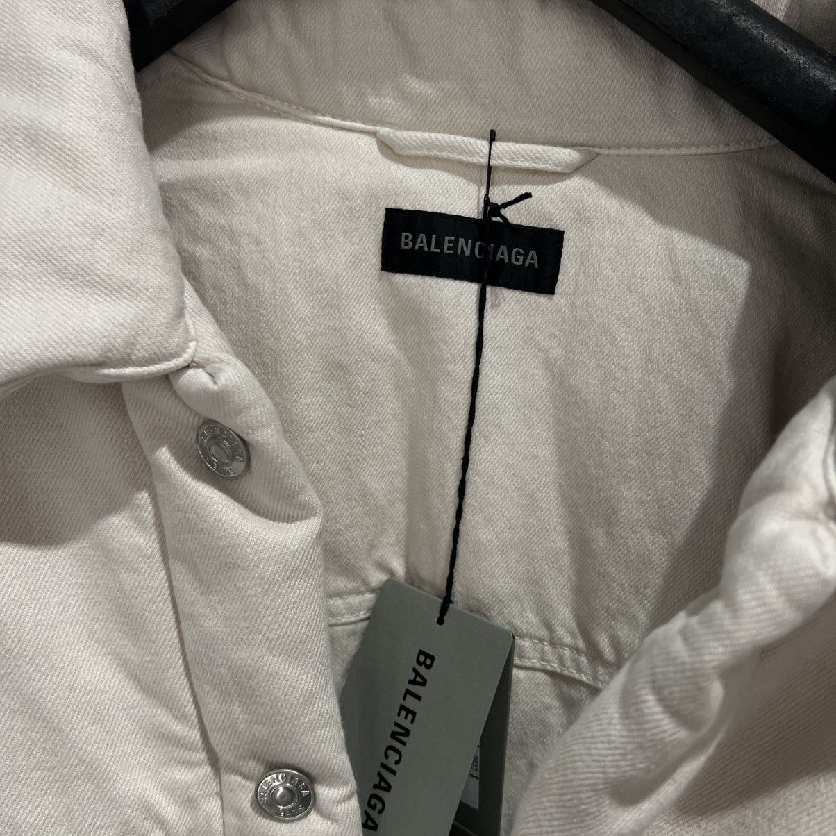 Balenciaga Balenciaga Oversized Puffer Denim Jacket Size US L / EU 52-54 / 3 - 3 Thumbnail
