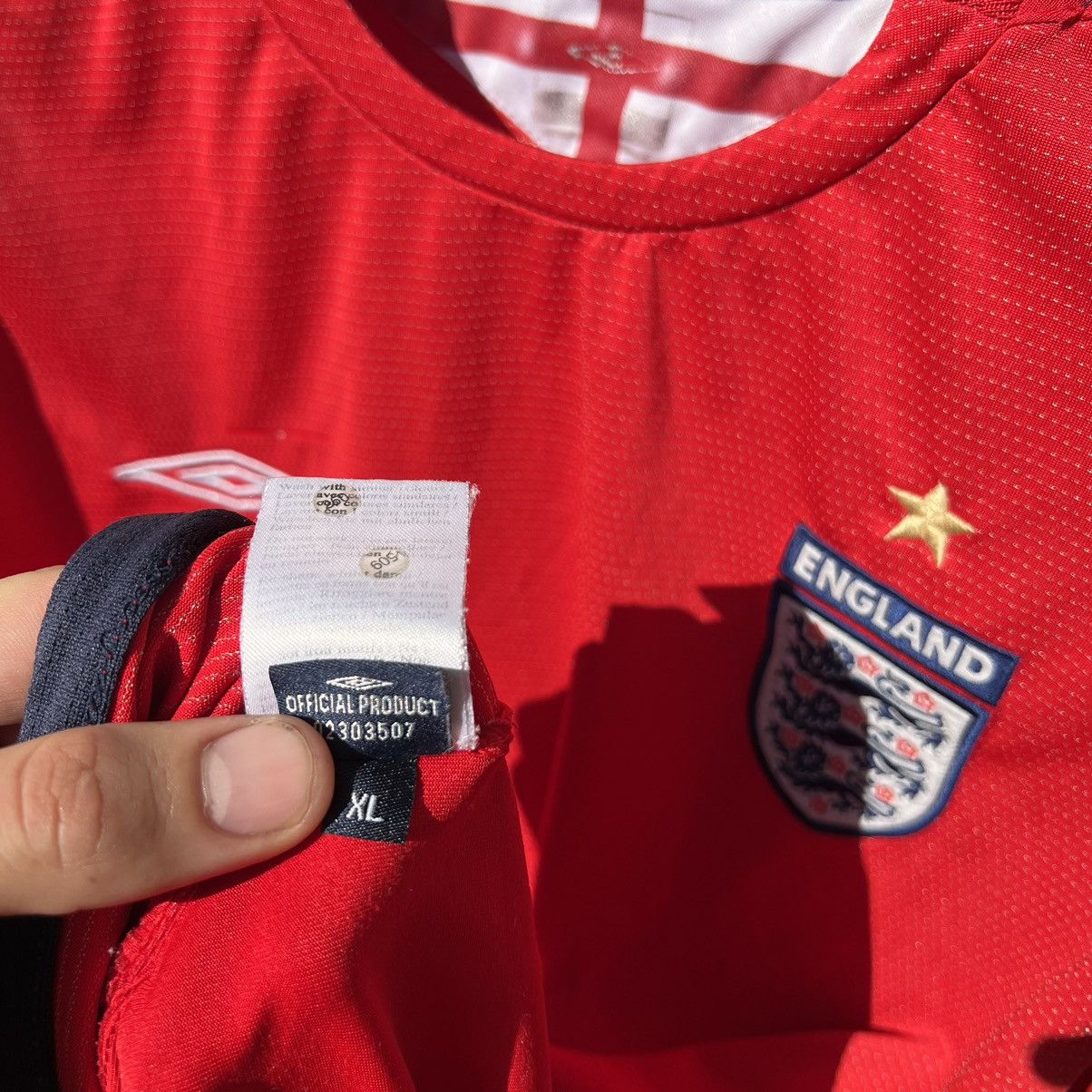Umbro England jersey umbro vintage Size US XL / EU 56 / 4 - 7 Thumbnail
