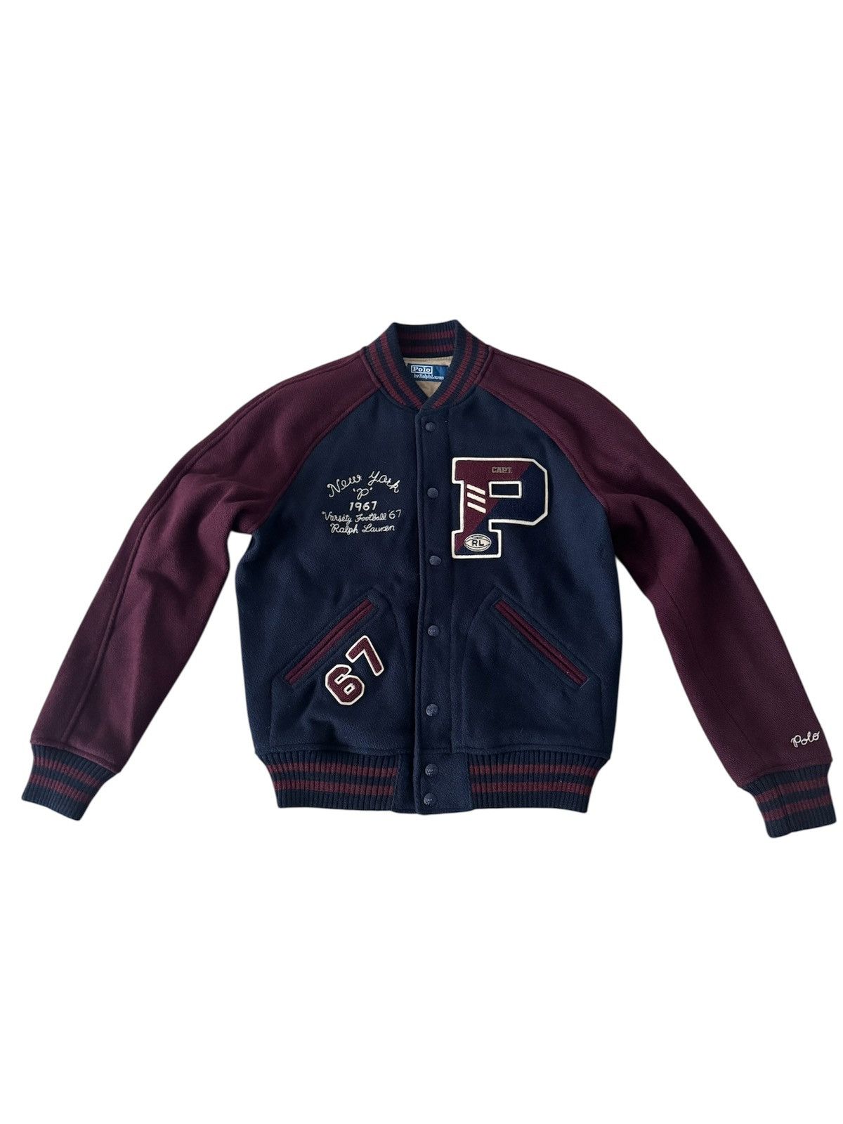Polo Ralph Lauren Polo Ralph Lauren Ol’ Town & Country Varsity Jacket Size US S / EU 44-46 / 1 - 1 Thumbnail