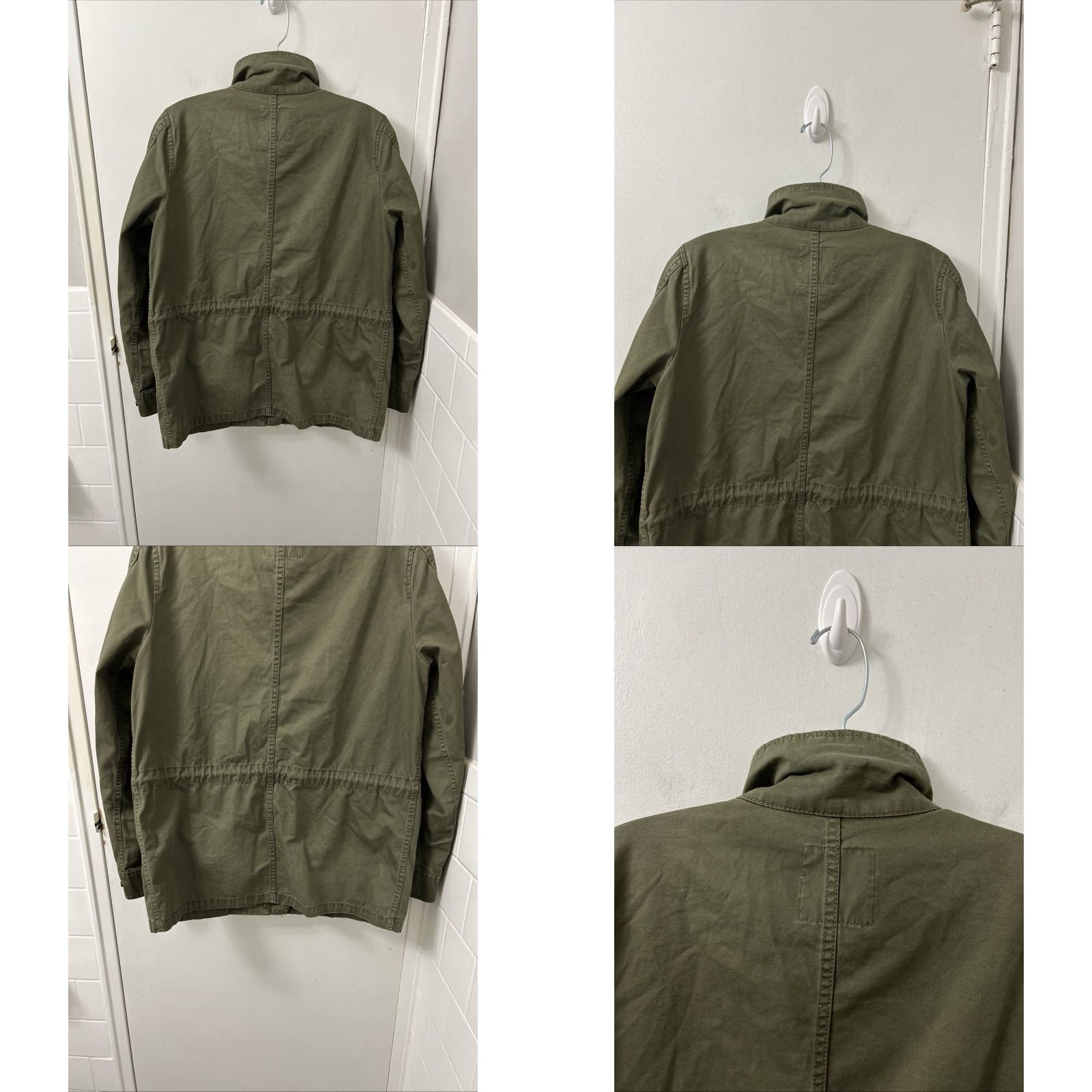 Madewell Madewell Field Jacket Womens S Olive Green Full Zip Military Coat Size S / US 4 / IT 40 - 8 Thumbnail