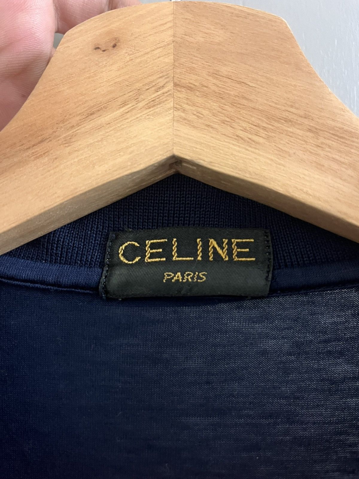 Celine × Vintage Vintage Celine Polo Shirt Size US XL / EU 56 / 4 - 11 Thumbnail