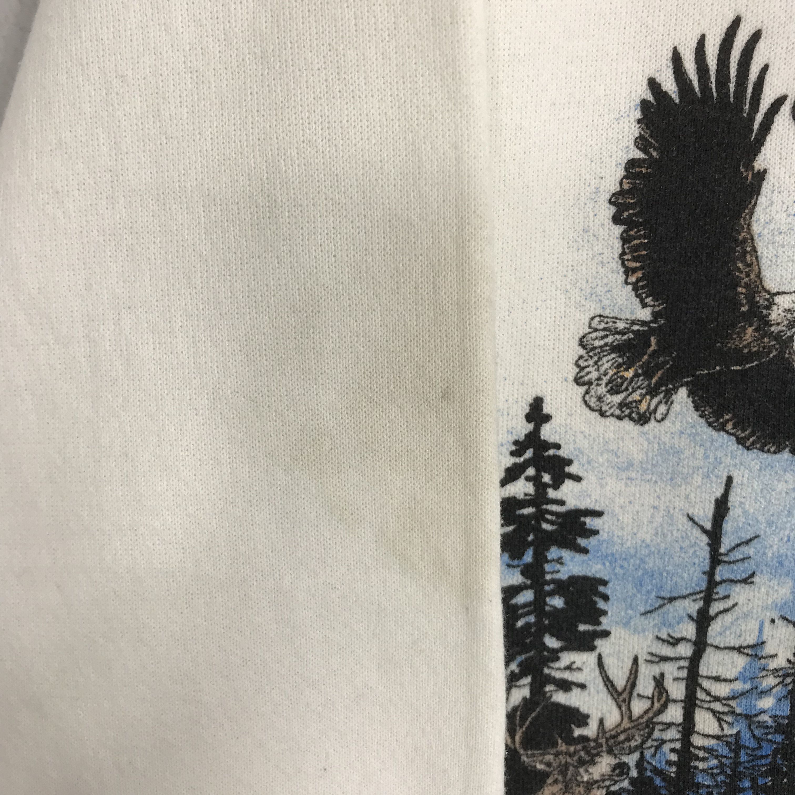 Vintage Vintage 90's Retro Graphic Nature Habitat White - 367 Size US L / EU 52-54 / 3 - 6 Thumbnail