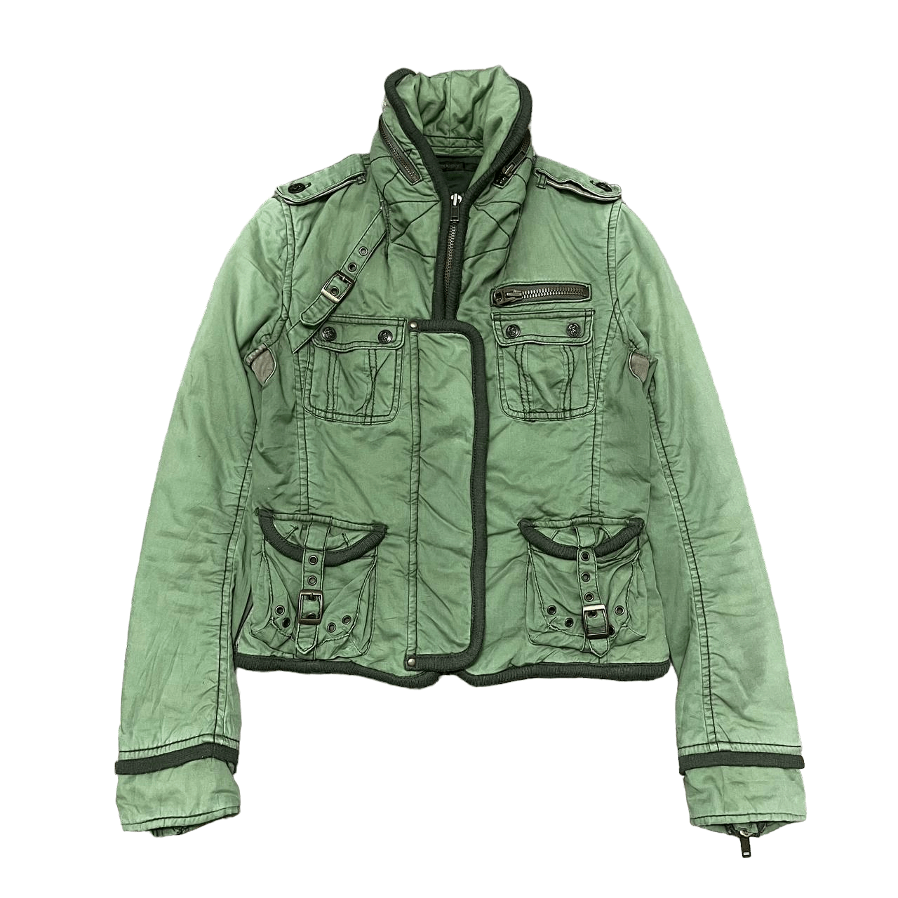 If Six Was Nine Vintage 90's Moussy Bondage Jacket Ifsixwasnine LGB Style Size S / US 4 / IT 40 - 1 Thumbnail