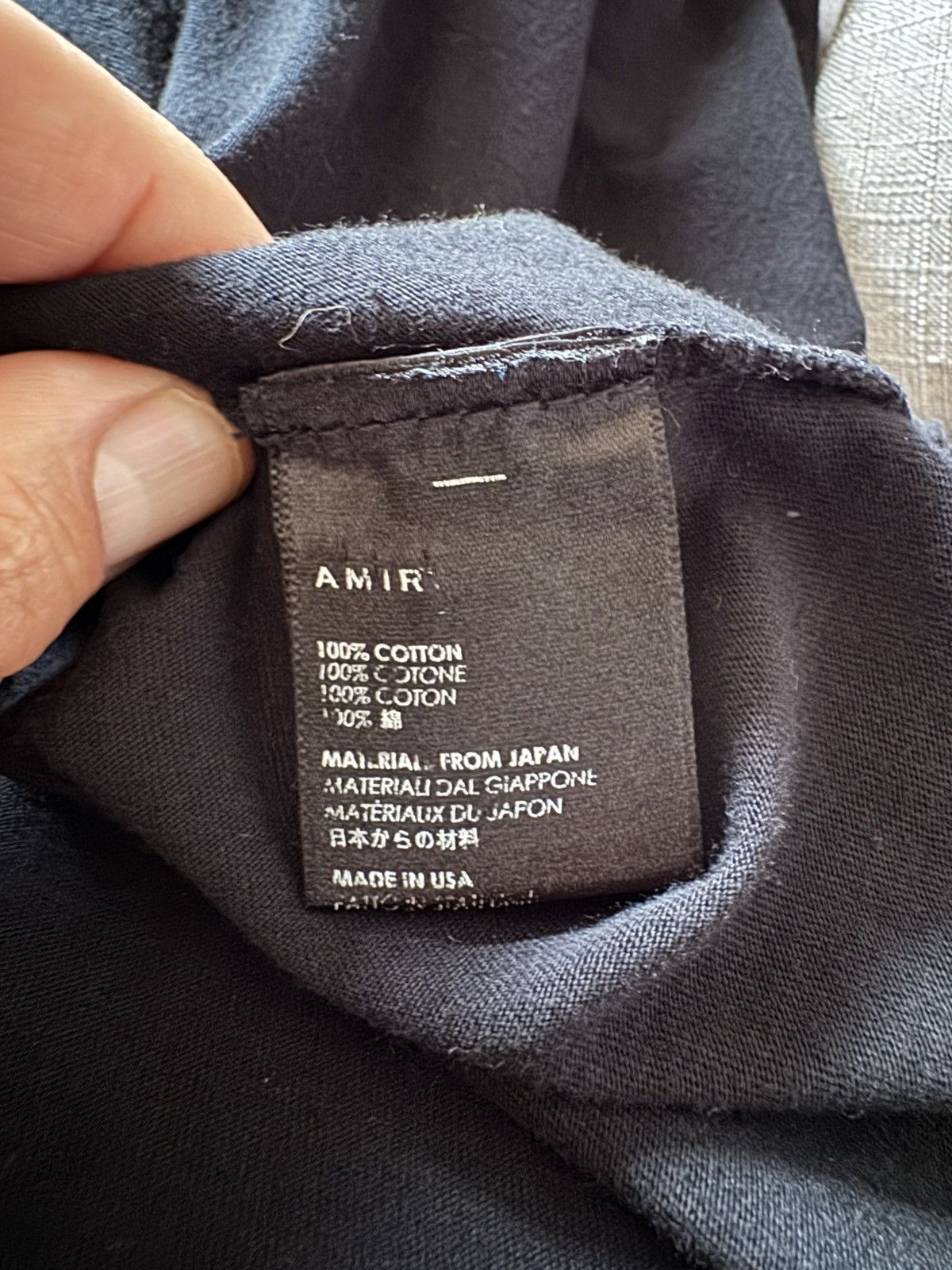Amiri AMIRI tshirt SEE/STUDY real tape measurements in photos !!! Size US S / EU 44-46 / 1 - 17 Thumbnail