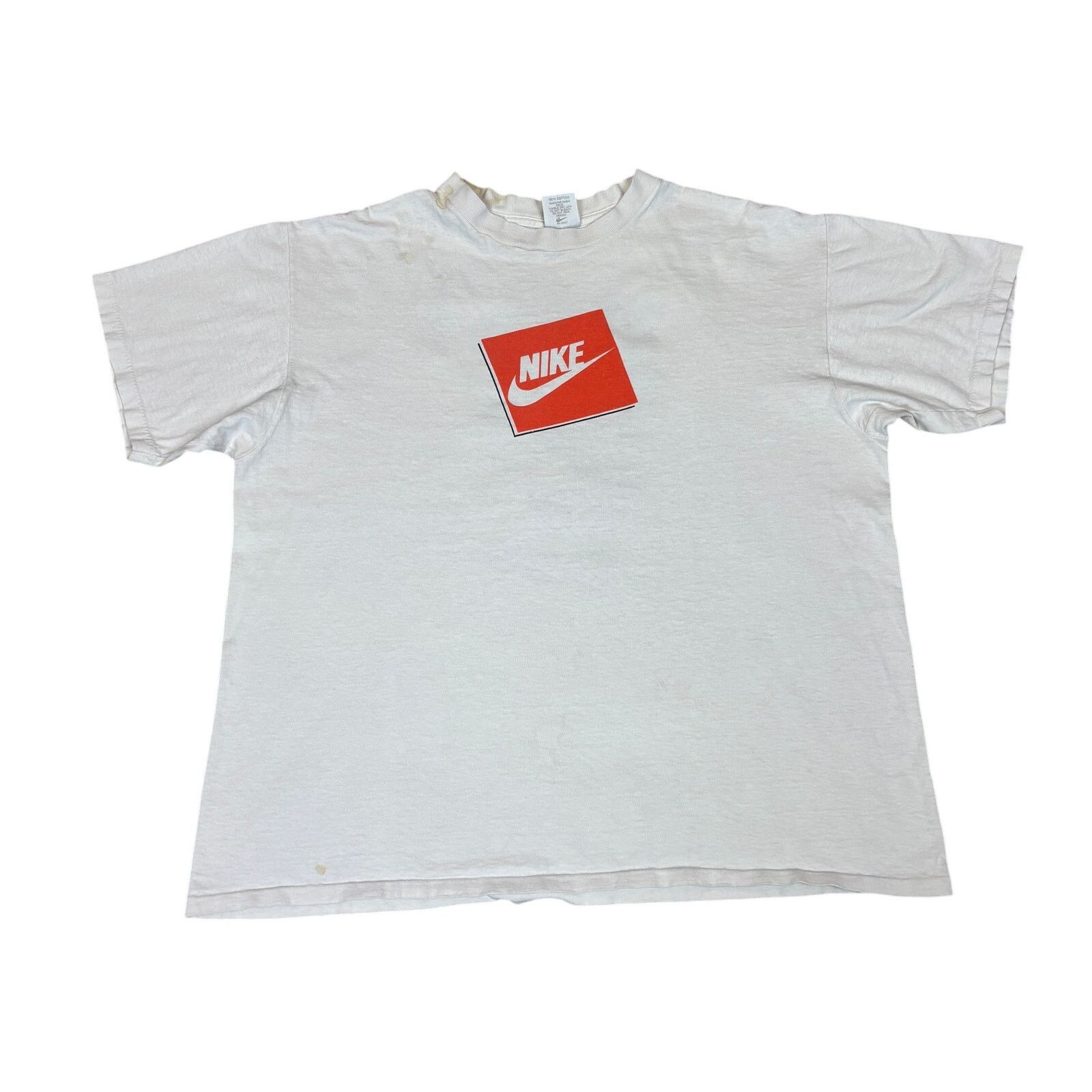 Nike Vintage 90s Nike Just Do It Swoosh Short Sleeve T Shirt Size US L / EU 52-54 / 3 - 1 Thumbnail