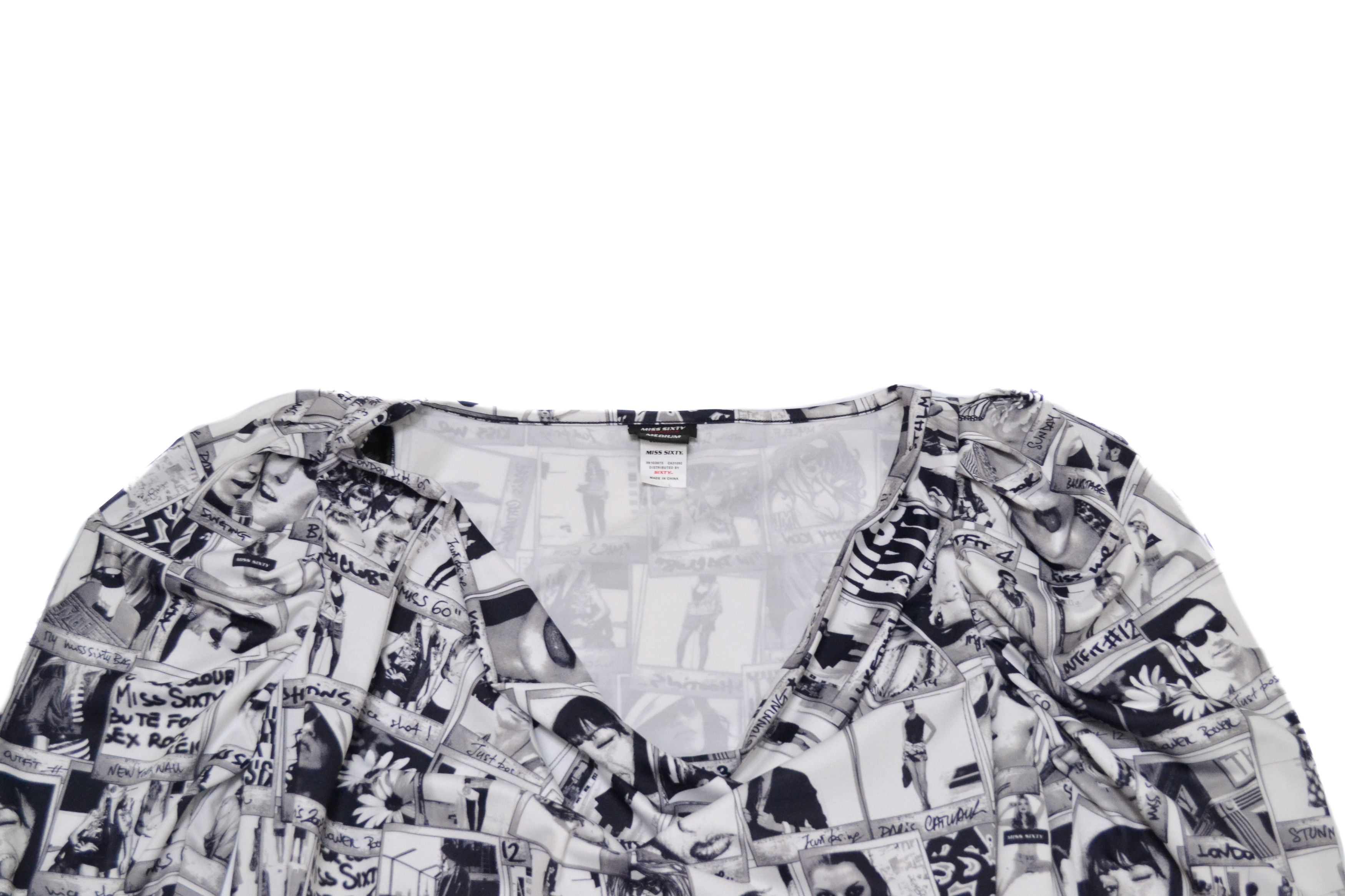 Miss Sixty Vintage Miss Sixty Archive Photo Printed Y2K Dress Size M / US 6-8 / IT 42-44 - 2 Thumbnail