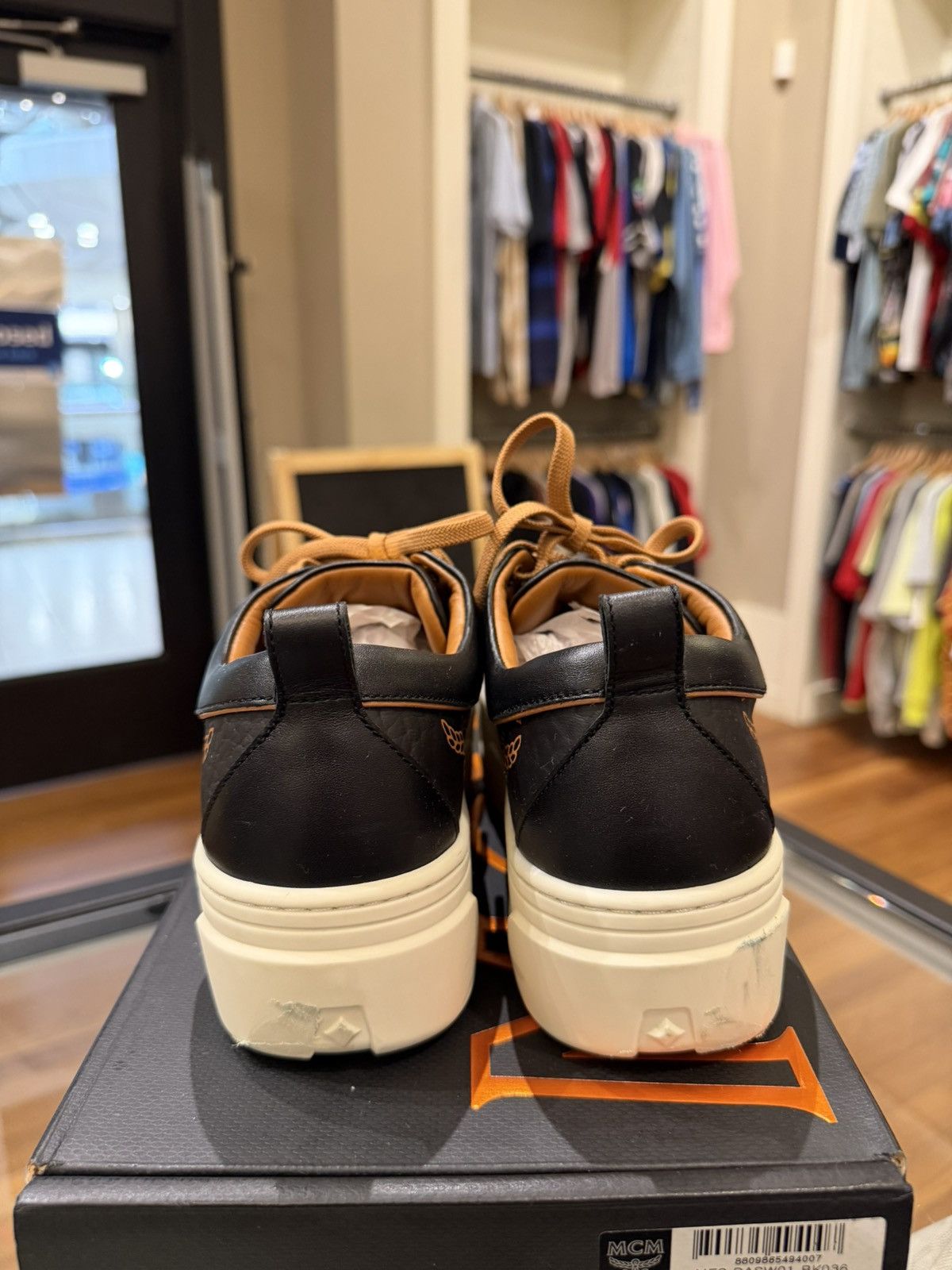 MCM MCM Skyward Platform Leather Sneaker Size US 6 / IT 36 - 6 Thumbnail