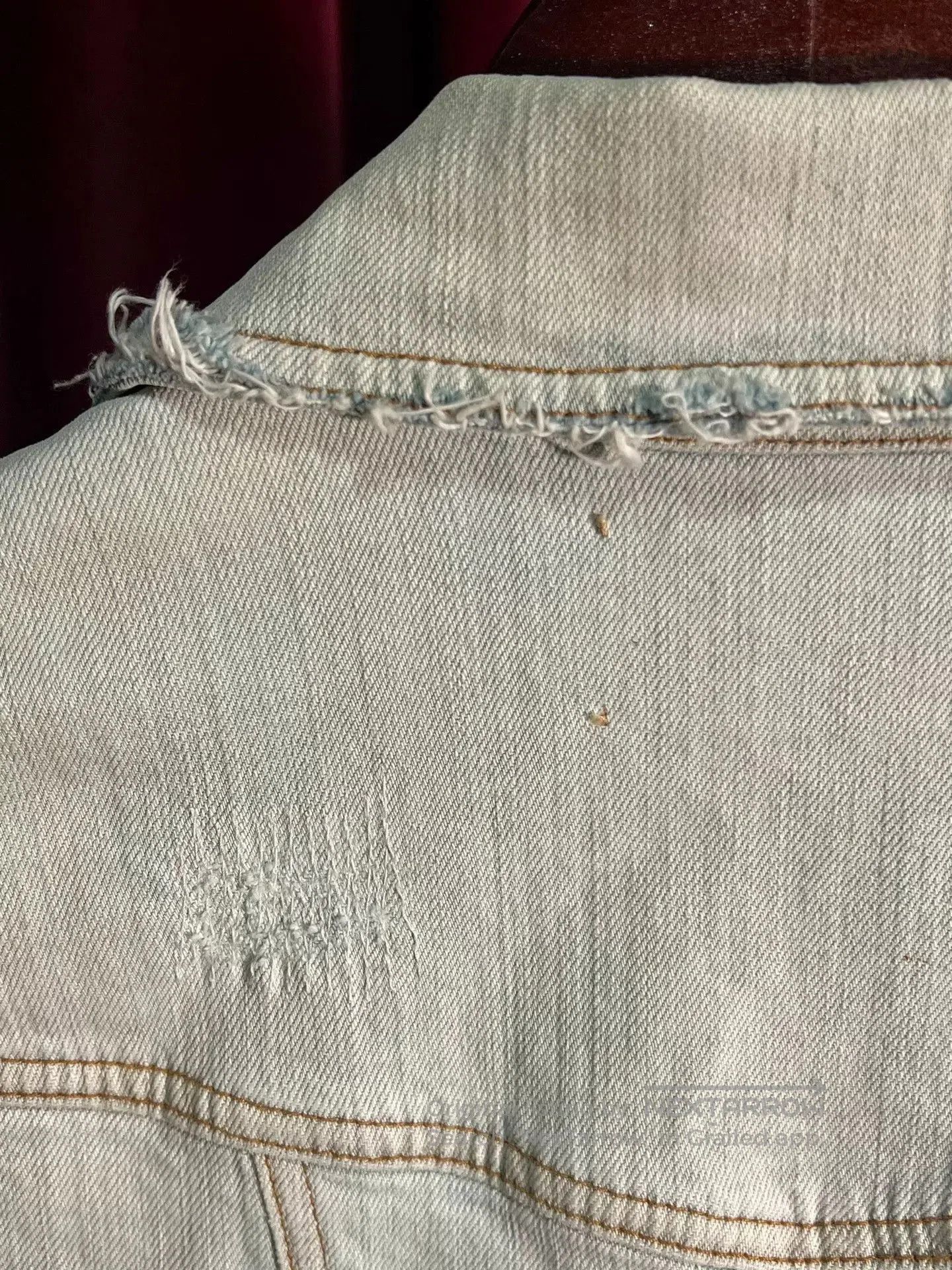 John Galliano John Galliano Distressed Denim Vest with Paint. Size M / US 6-8 / IT 42-44 - 8 Thumbnail