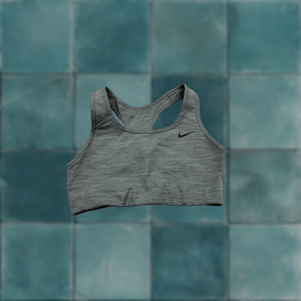 Nike Nike Sports Bra Womens Small Gray Dri-FIT Racerback Training Top Size S / US 4 / IT 40 - 1 Thumbnail
