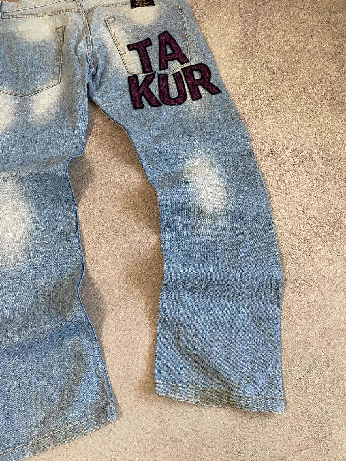 Japanese Brand Baggy Faded Pants If Six Was Nine style y2k jeans Size US 33 - 3 Thumbnail