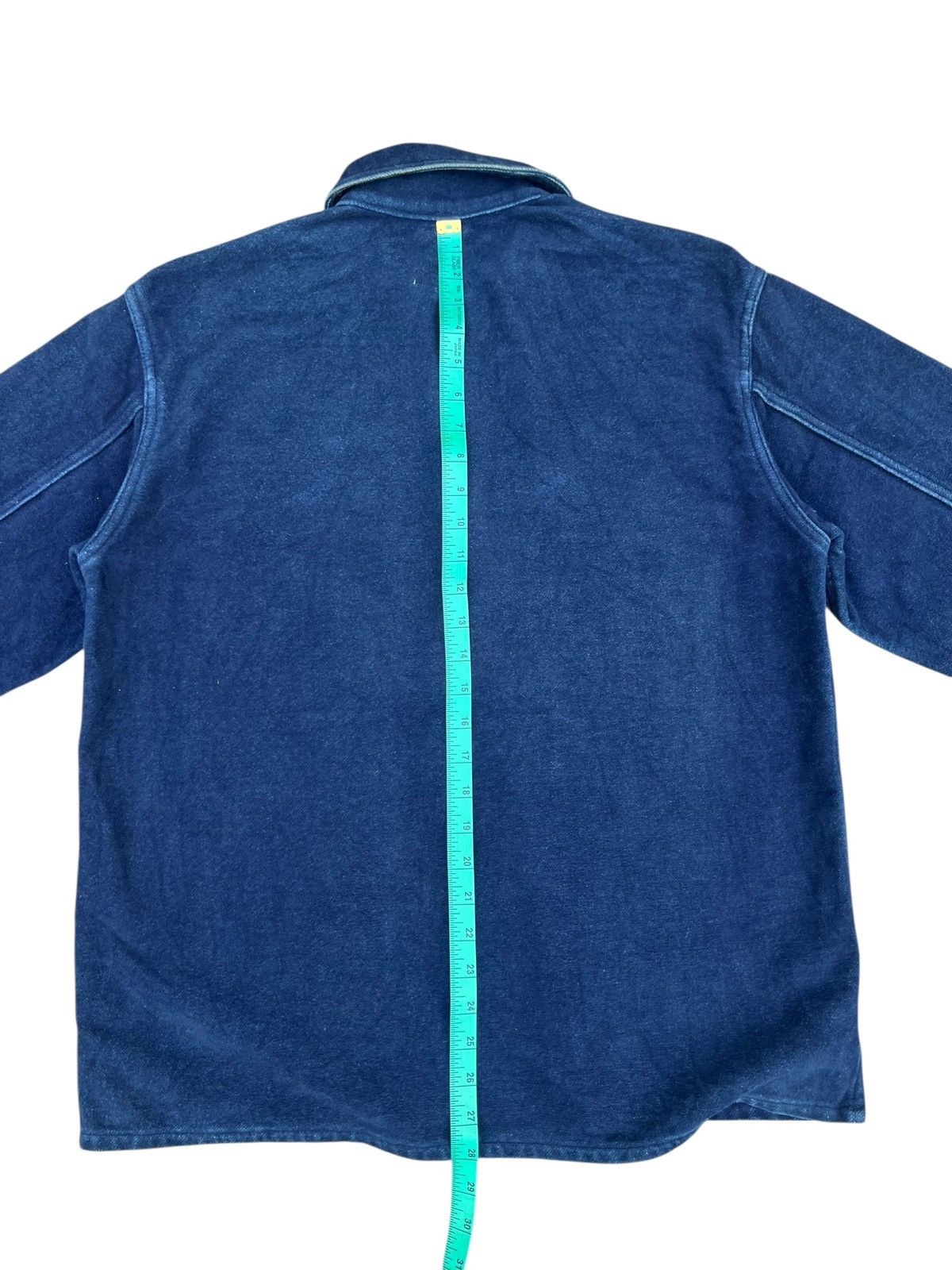 Pure Blue Japan Pure Blue Japan Suede Indigo Cotton PullOver Military Jacket Size US M / EU 48-50 / 2 - 14 Thumbnail