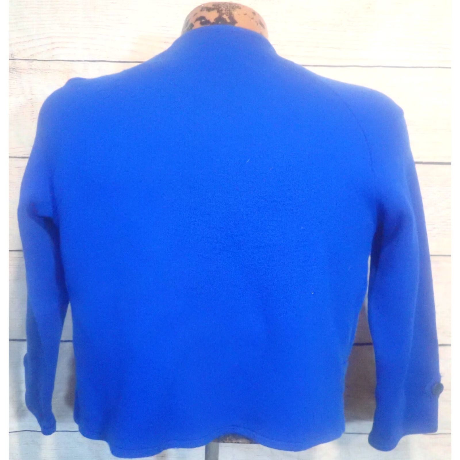 Catalina Vtg 60s Womens Catalina Wool Open Cardigan Sweater S Raglan sleeve Distressed Size S / US 4 / IT 40 - 3 Thumbnail