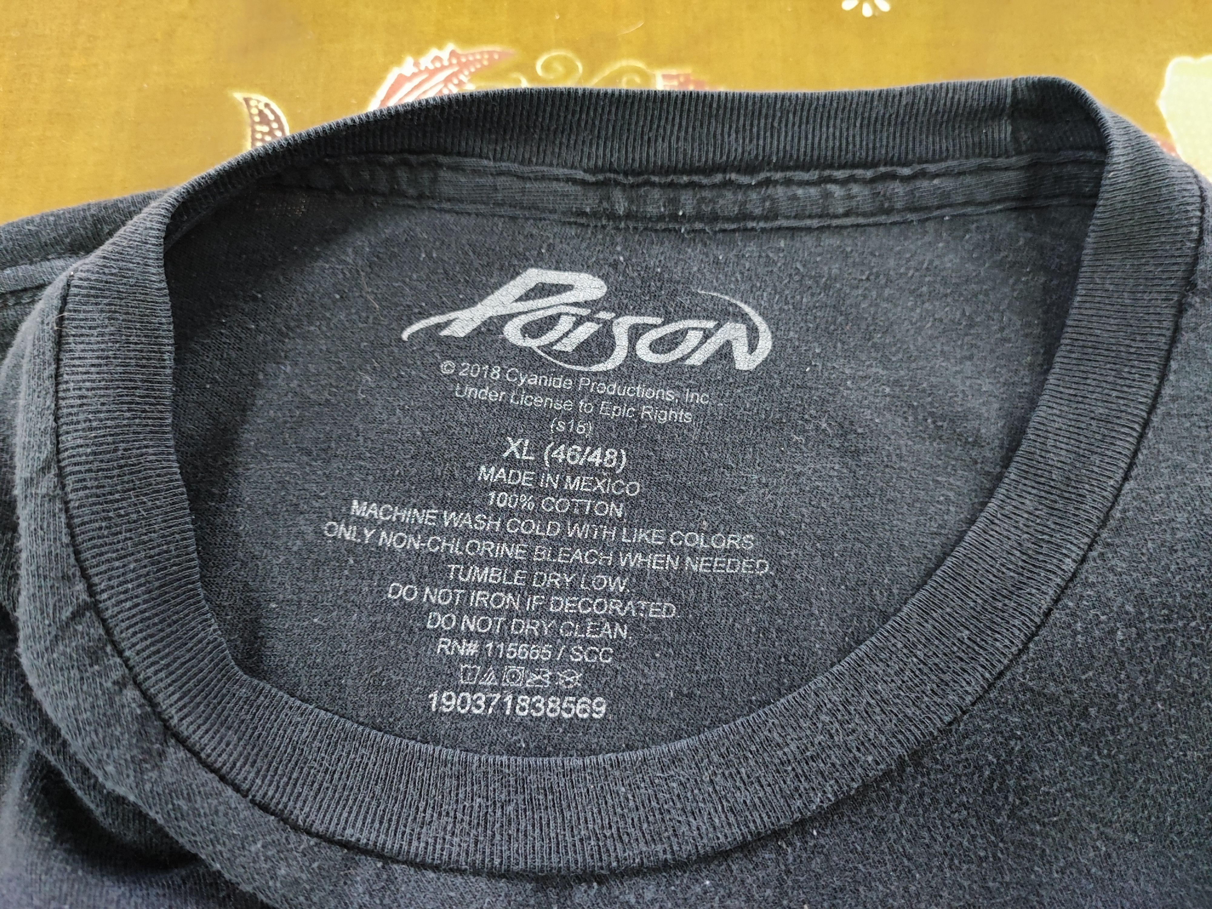 Band Tees × Vintage Band Poison Skull Snake T Shirt Size US XL / EU 56 / 4 - 12 Thumbnail