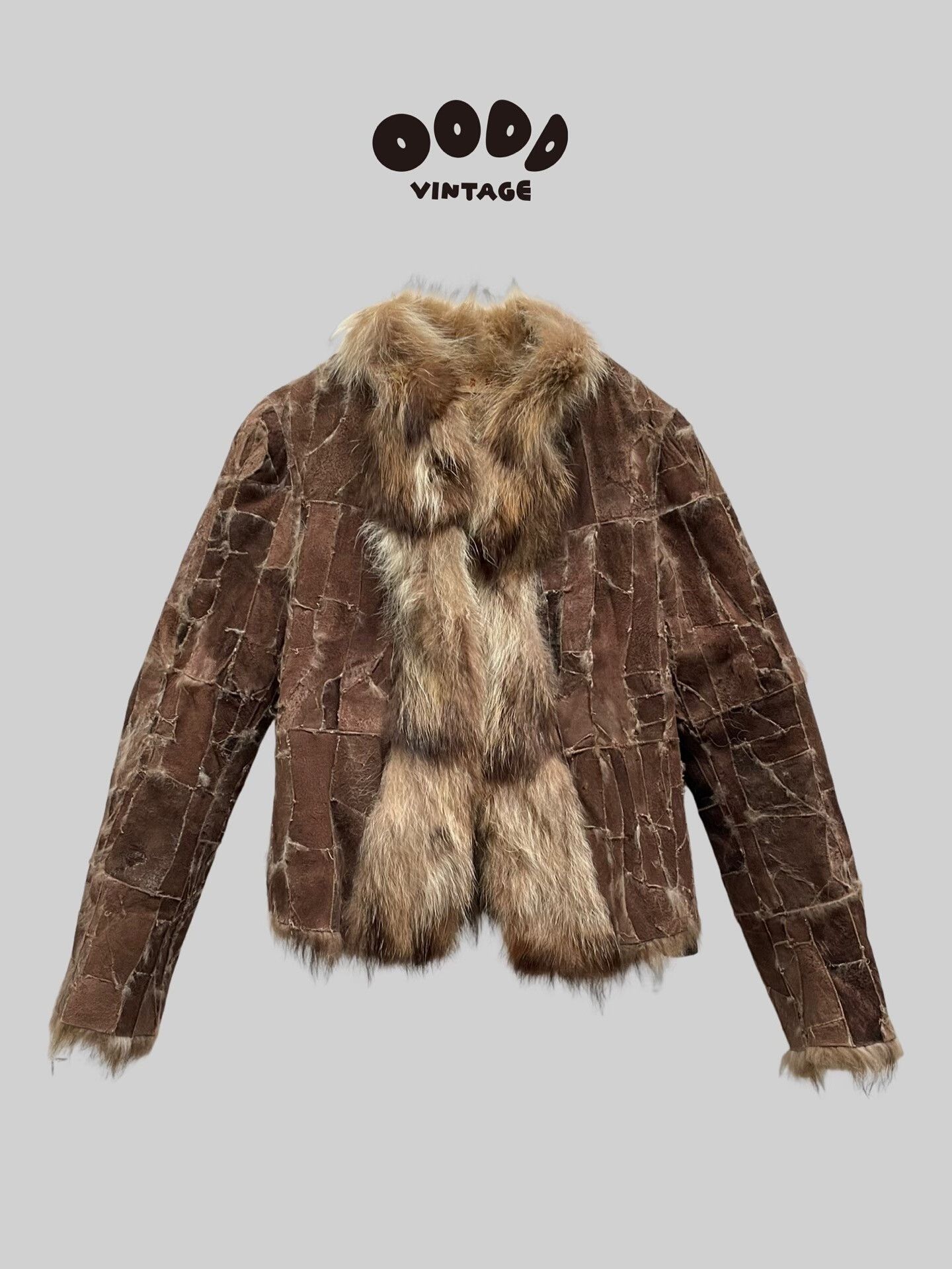Marni Tanuki Fur Patchwork Jacket